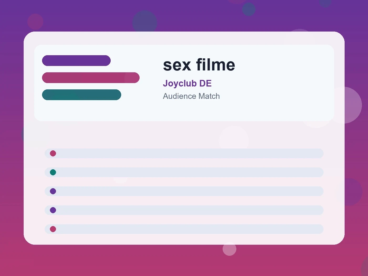 Joyclub DE sex filme guide visual
