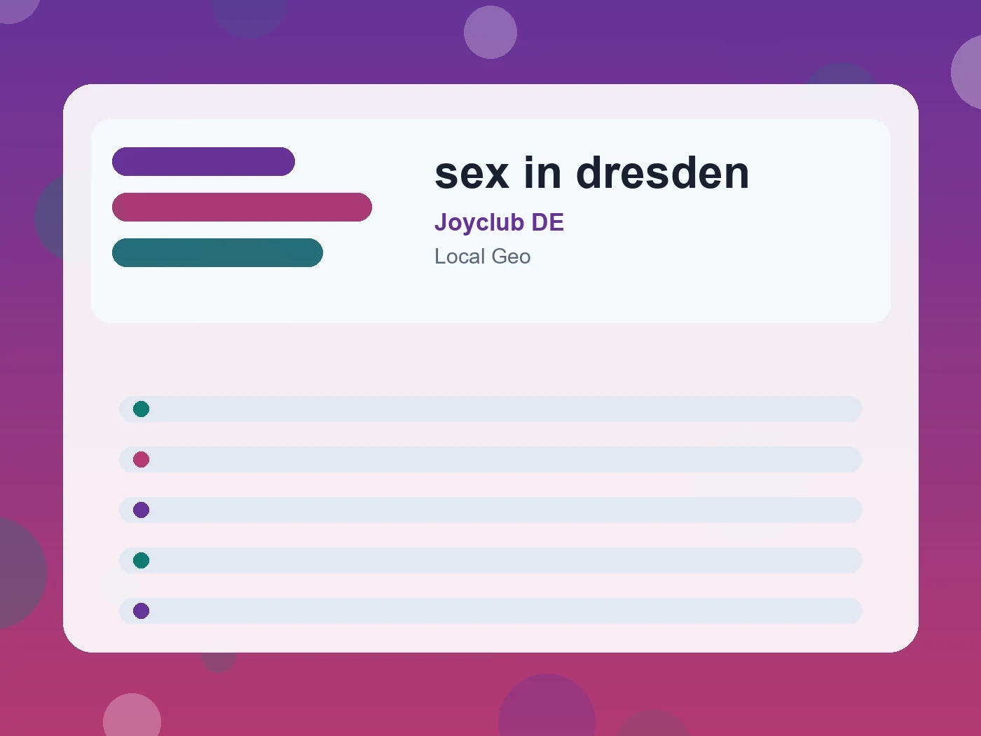 Joyclub DE sex in dresden guide visual