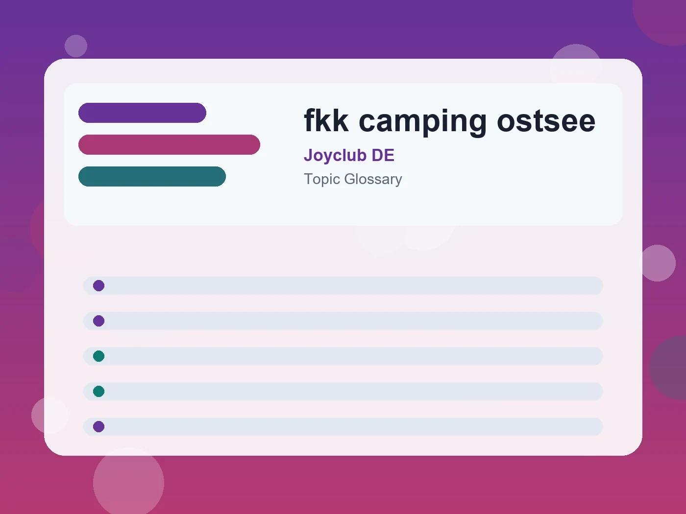 Joyclub DE fkk camping ostsee guide visual