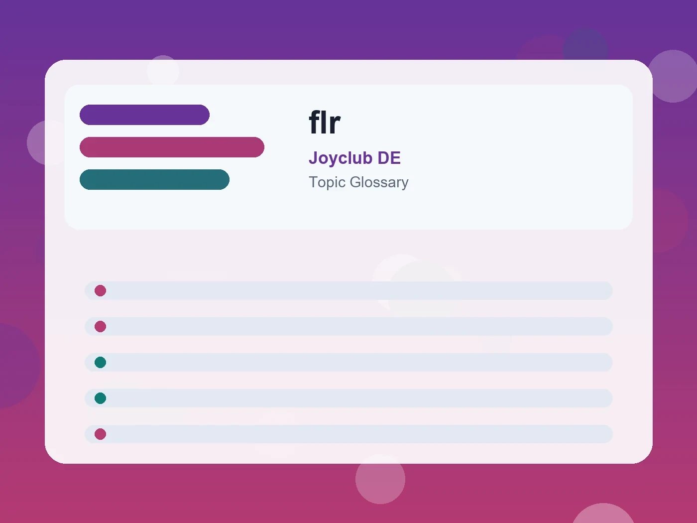 Joyclub DE flr guide visual