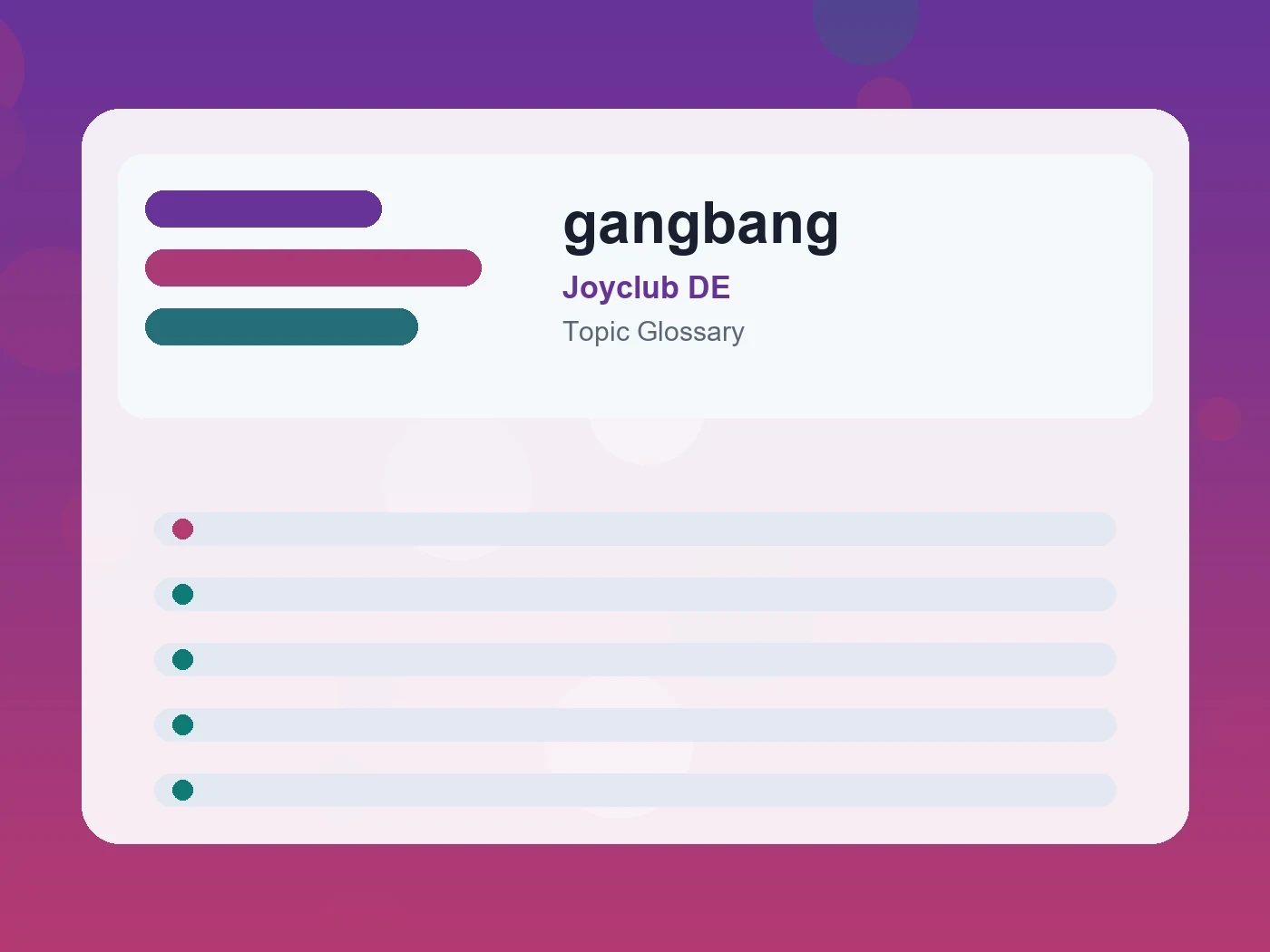 Joyclub DE gangbang guide visual