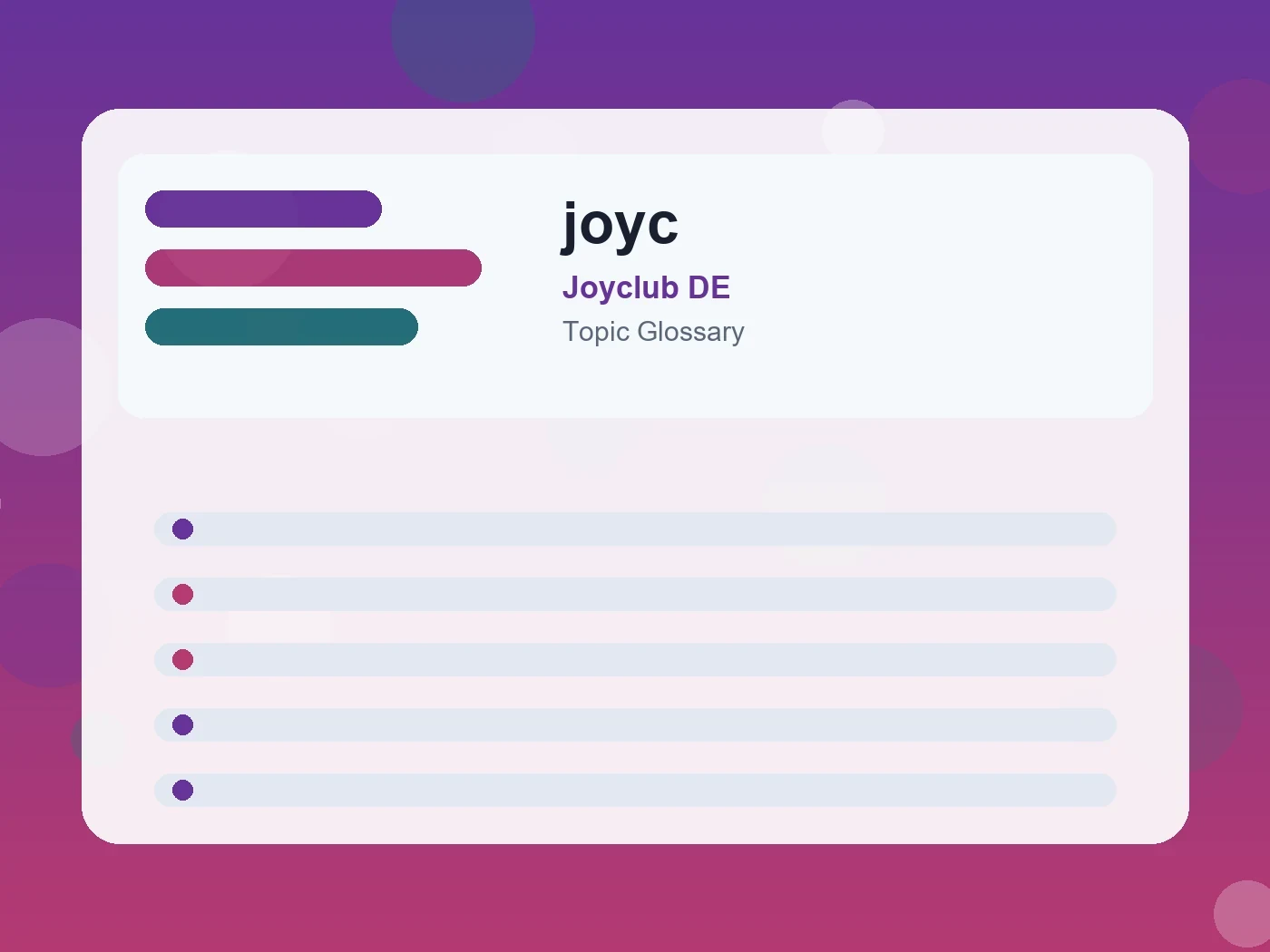Joyclub DE joyc guide visual