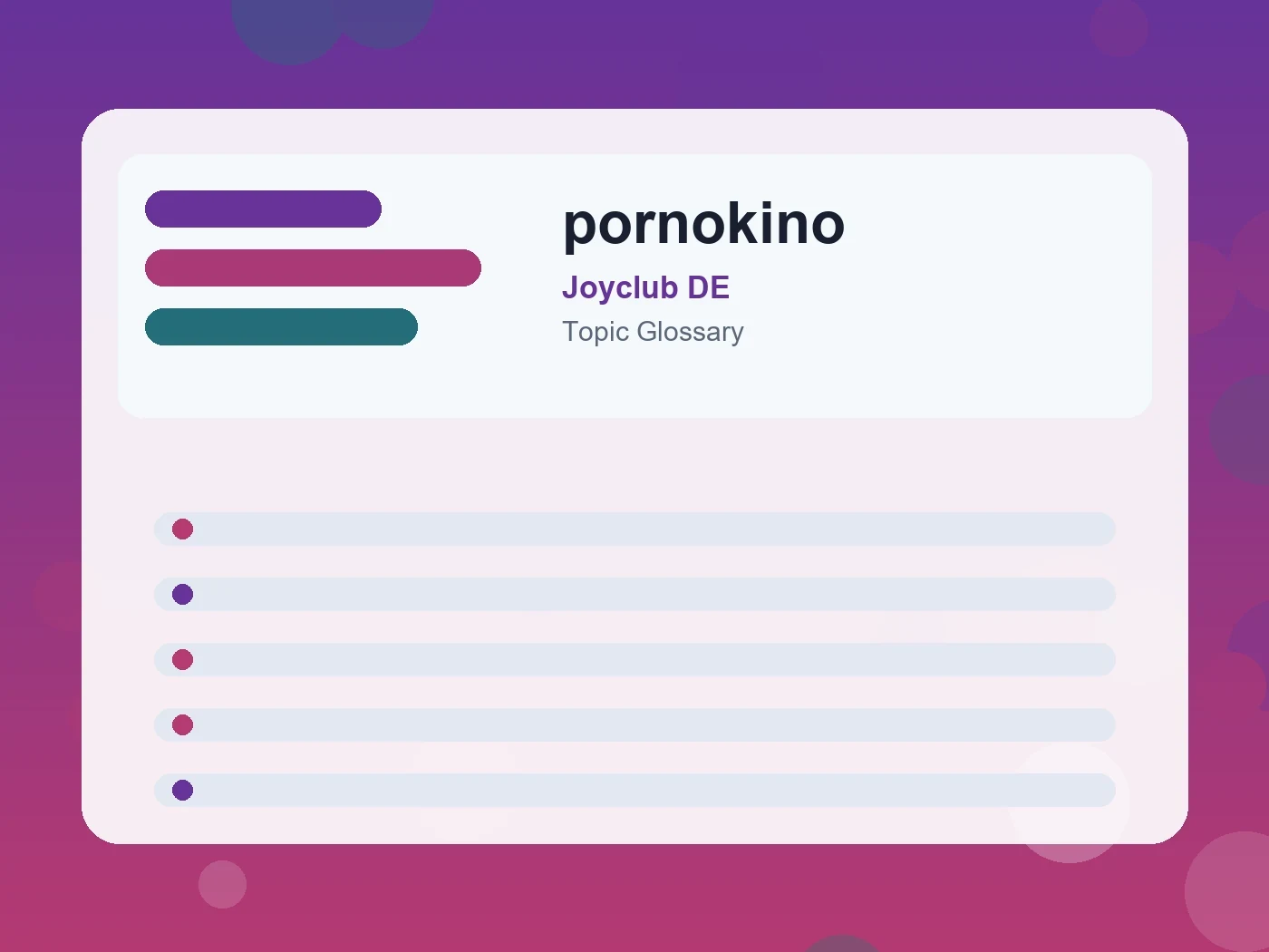 Joyclub DE pornokino guide visual