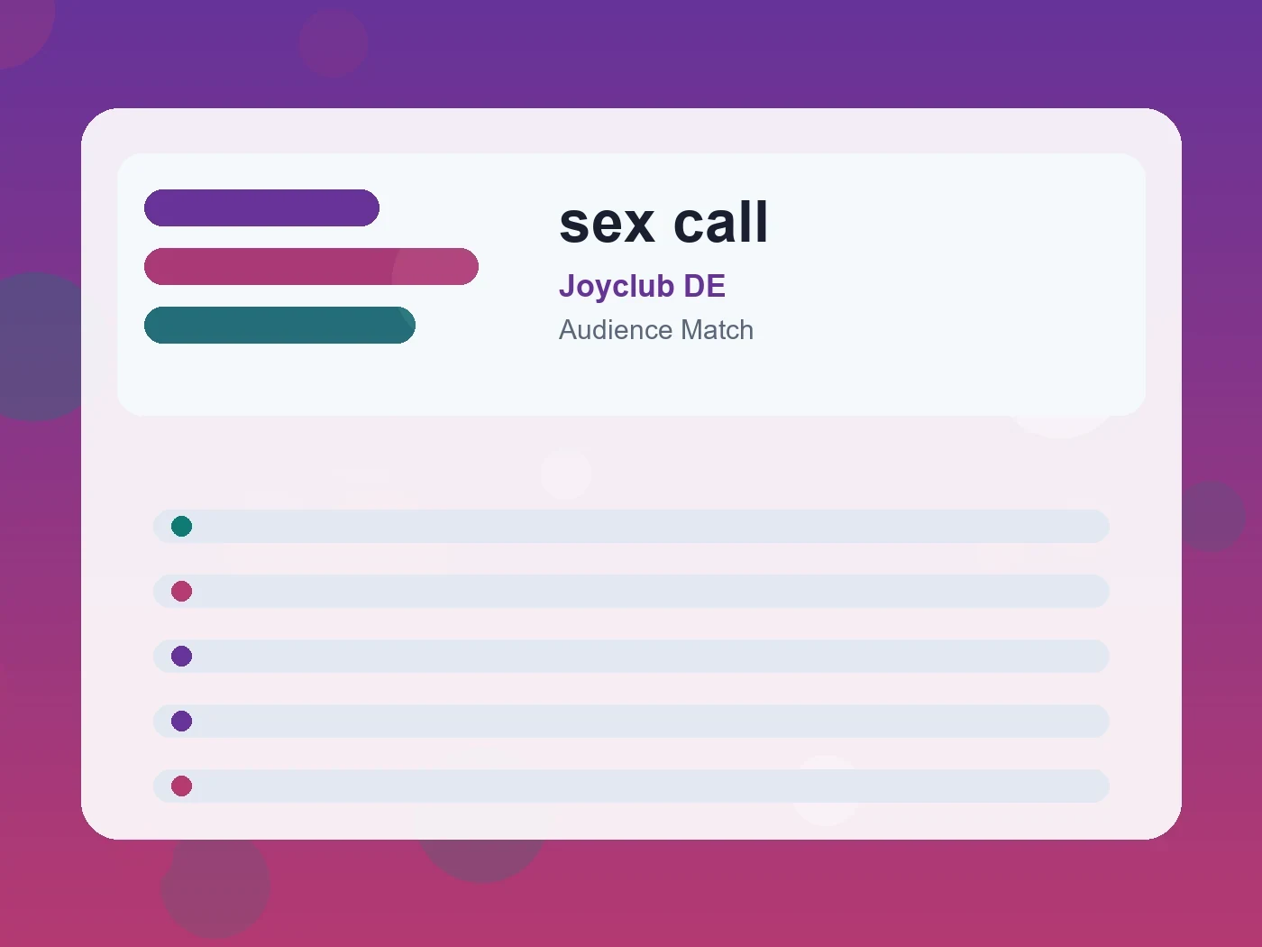 Joyclub DE sex call guide visual