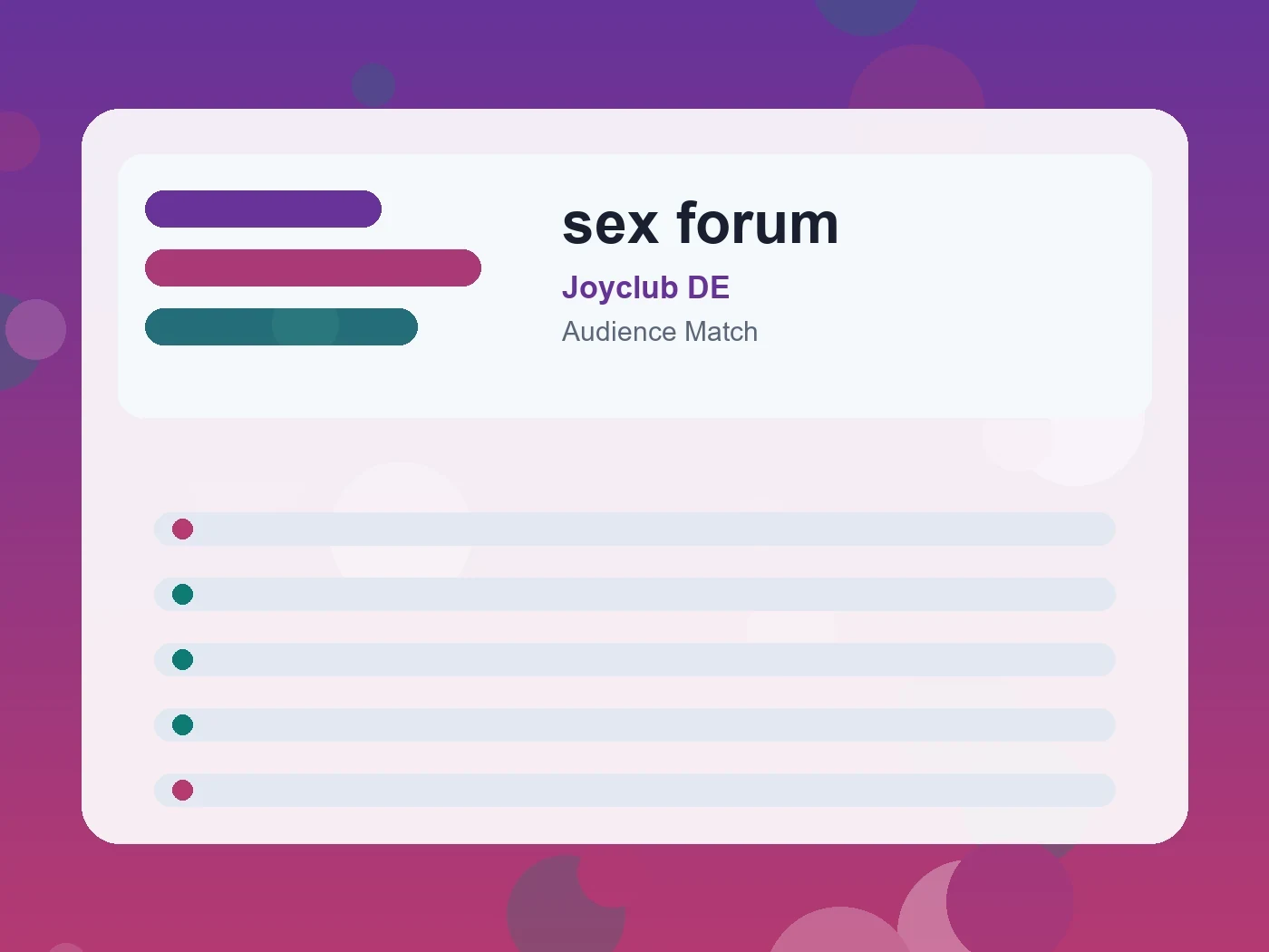 Joyclub DE sex forum guide visual