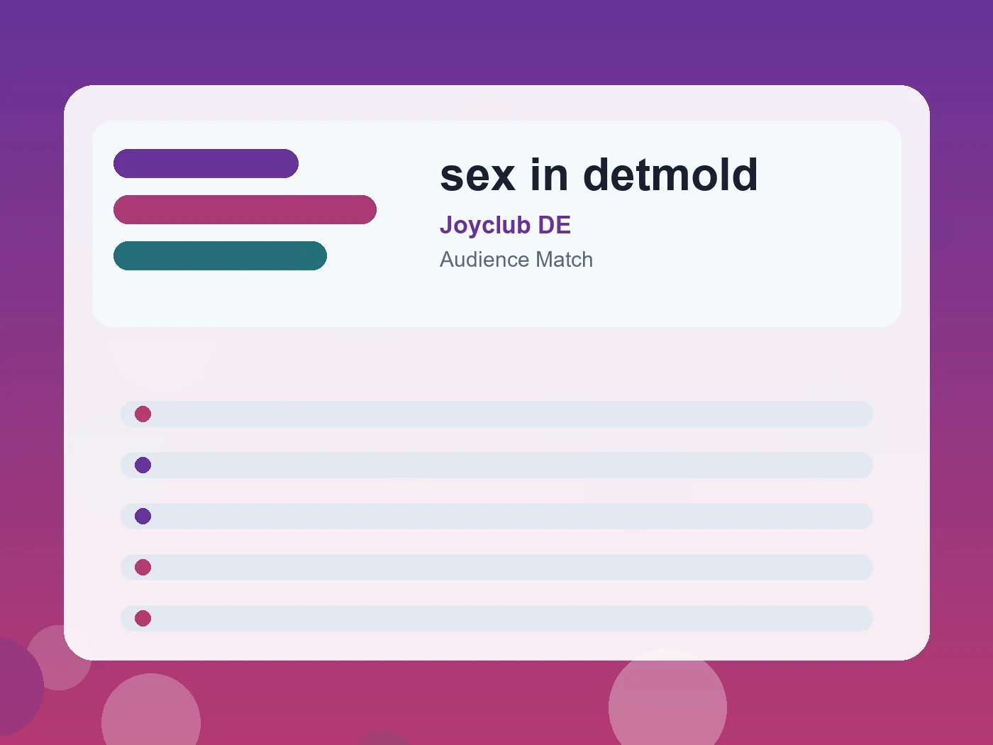 Joyclub DE sex in detmold guide visual