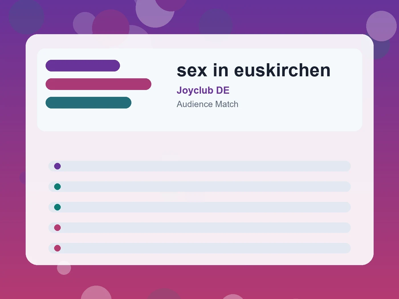 Joyclub DE sex in euskirchen guide visual