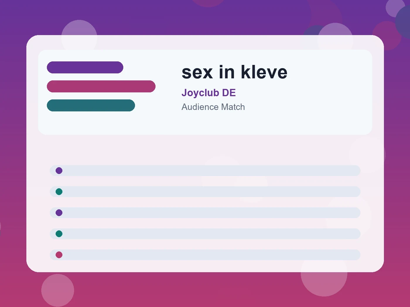 Joyclub DE sex in kleve guide visual