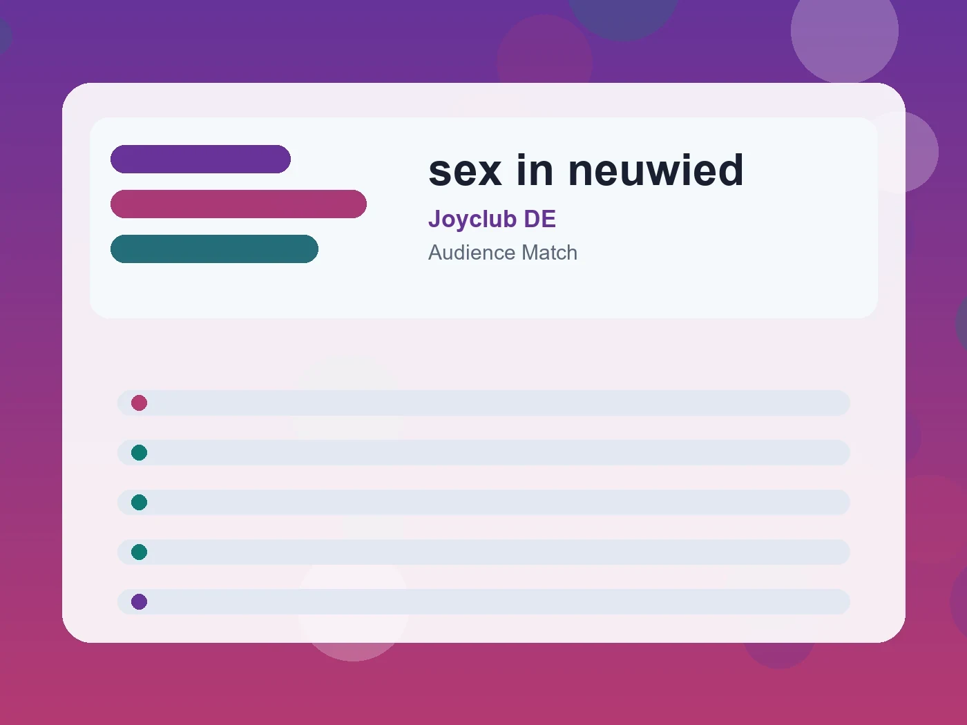 Joyclub DE sex in neuwied guide visual