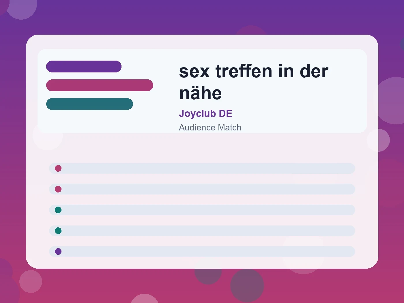 Joyclub DE sex treffen in der nähe guide visual