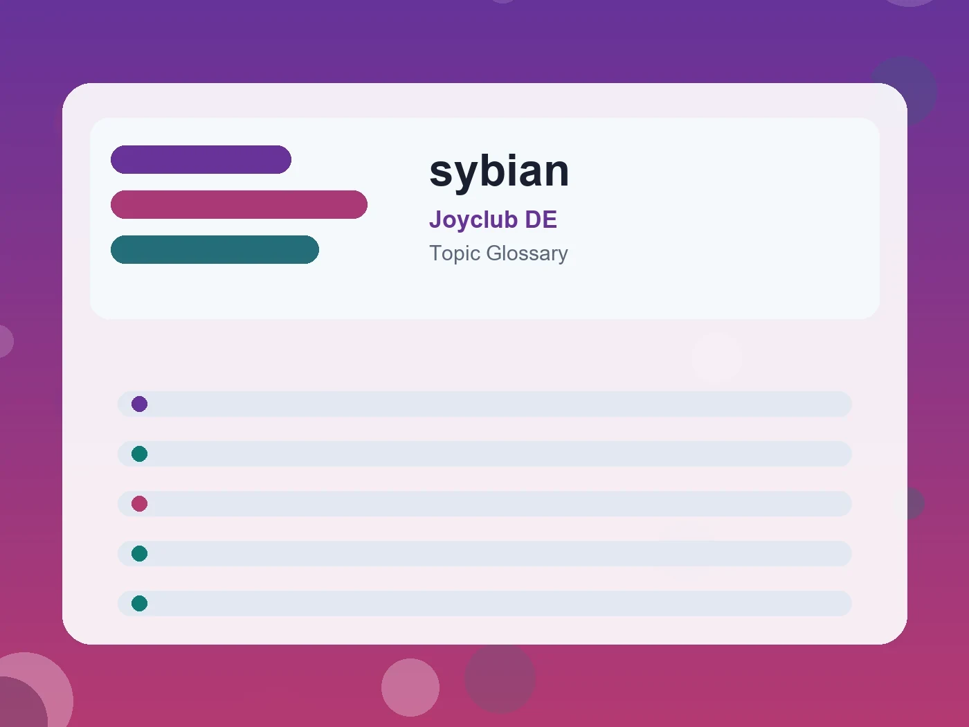 Joyclub DE sybian guide visual