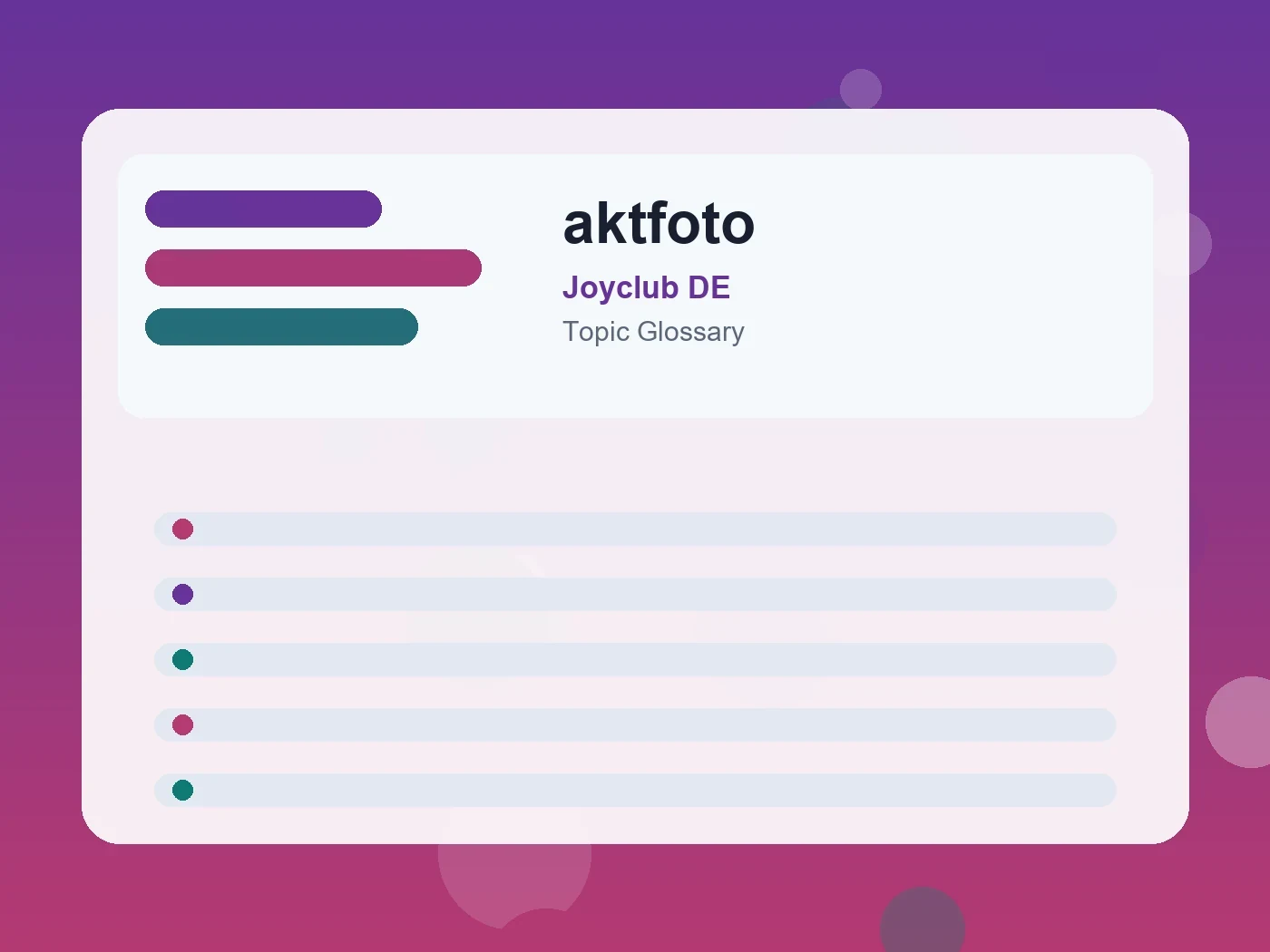 Joyclub DE aktfoto guide visual