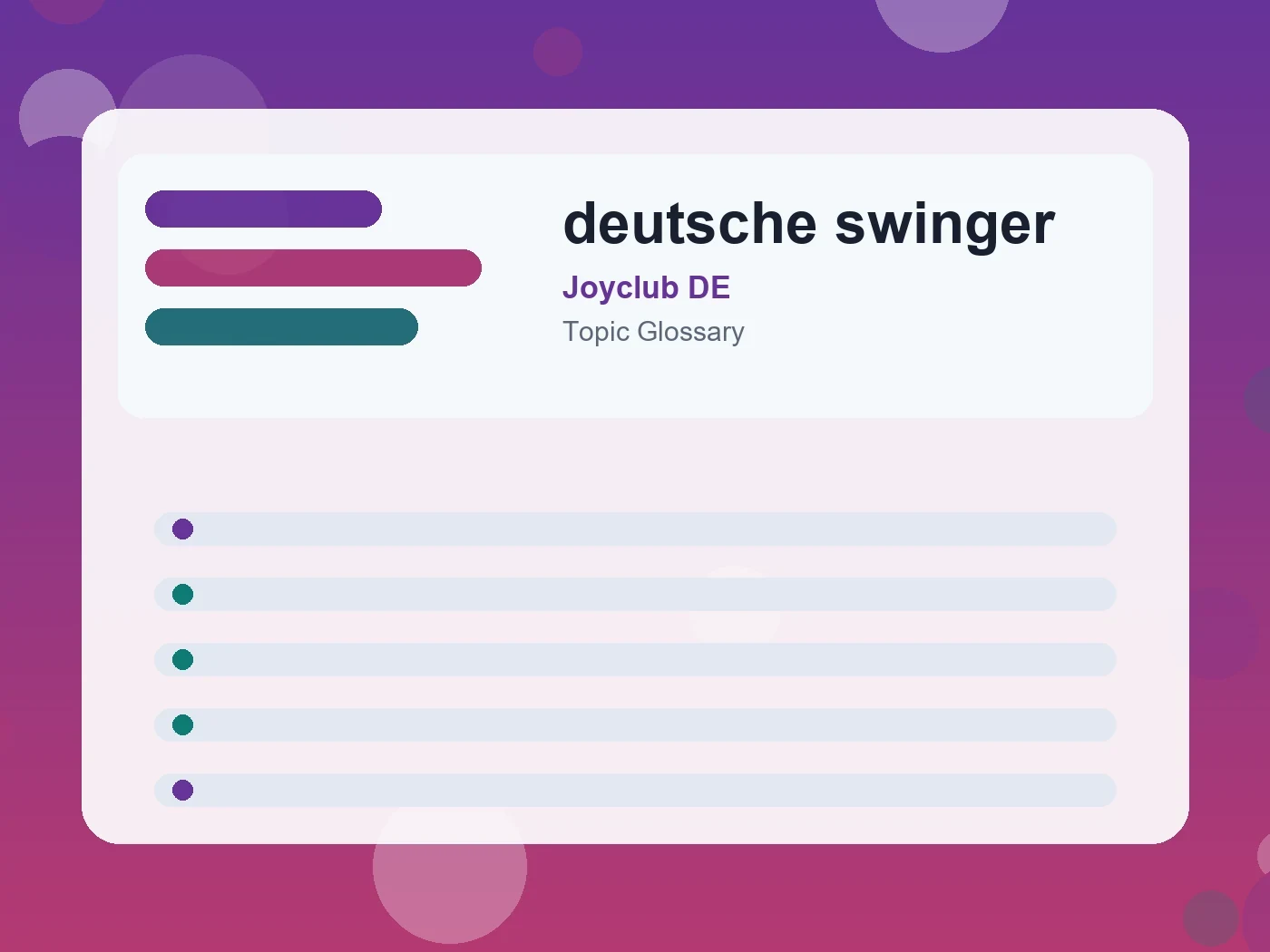 Joyclub DE deutsche swinger guide visual