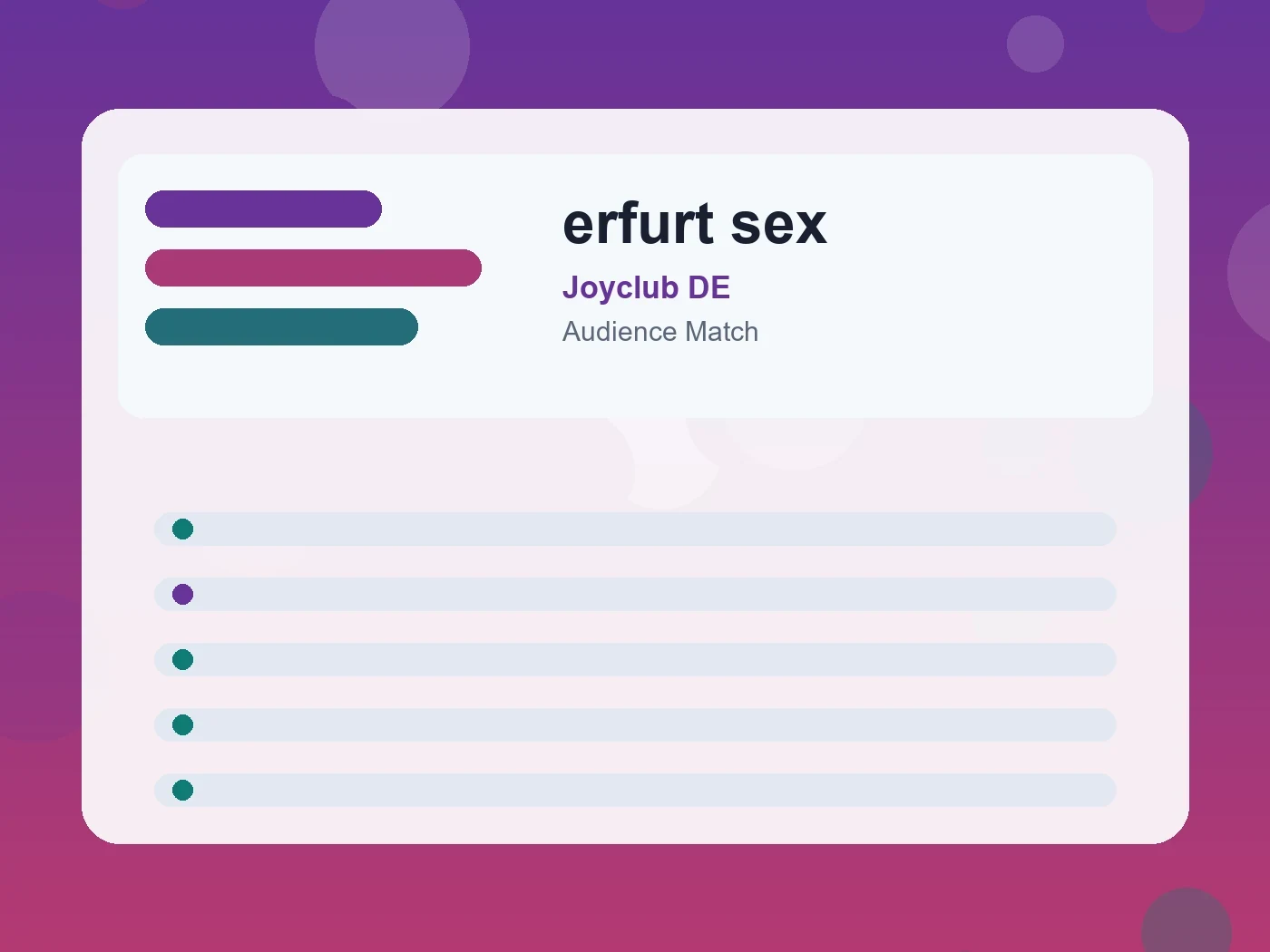Joyclub DE erfurt sex guide visual