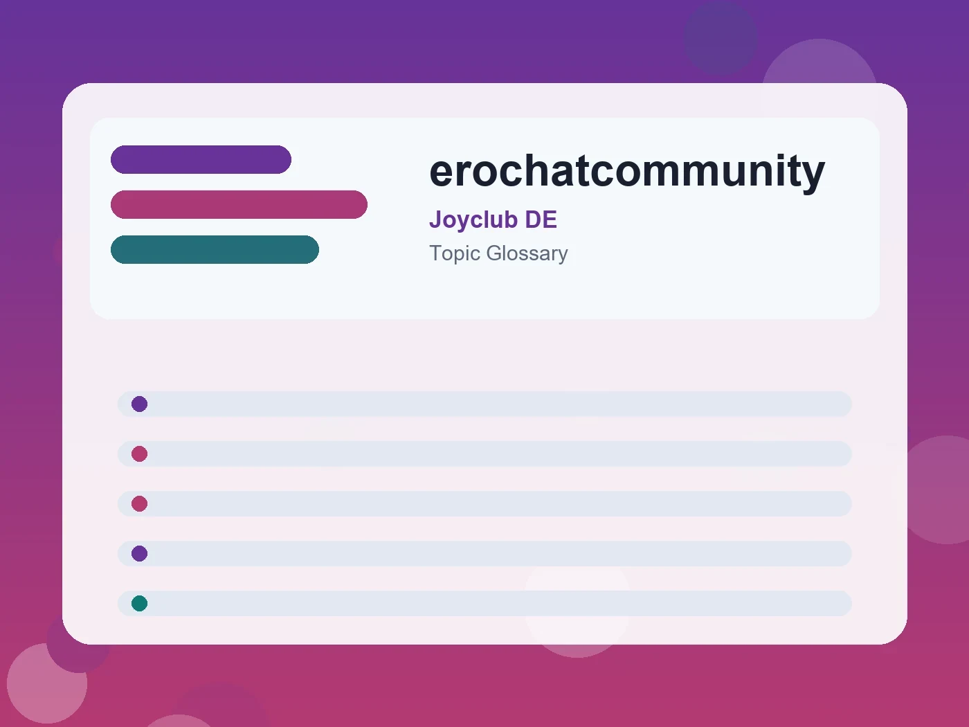 Joyclub DE erochatcommunity guide visual