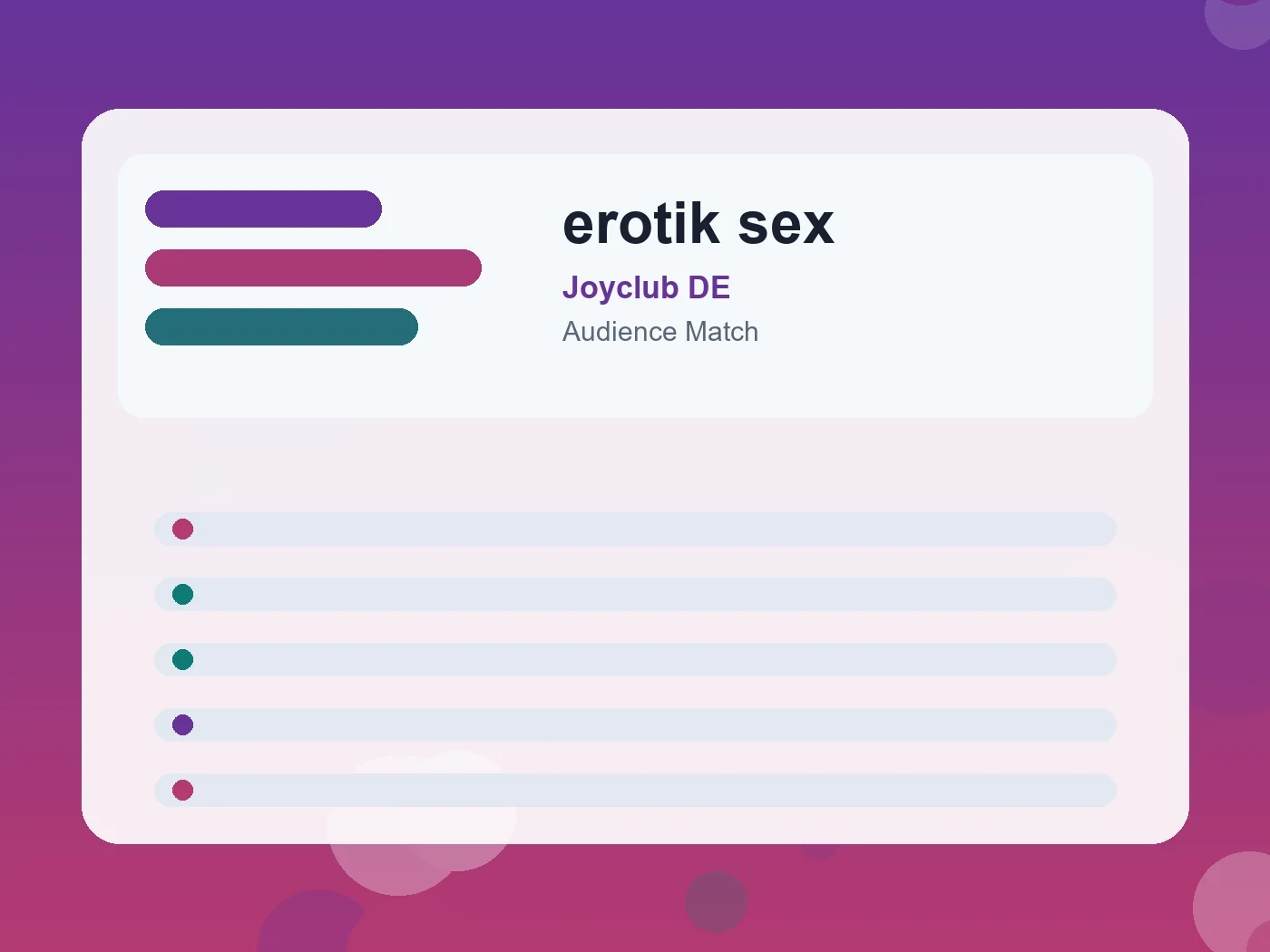 Joyclub DE erotik sex guide visual