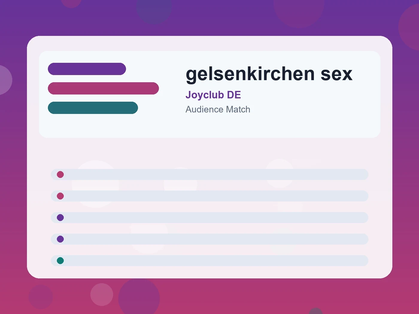 Joyclub DE gelsenkirchen sex guide visual