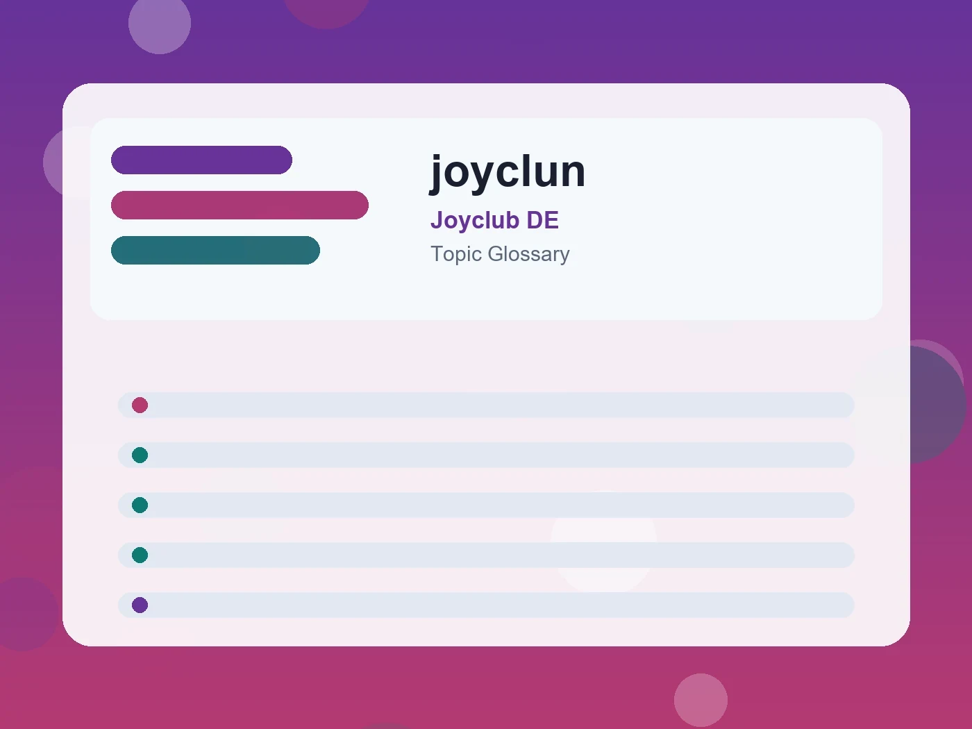 Joyclub DE joyclun guide visual