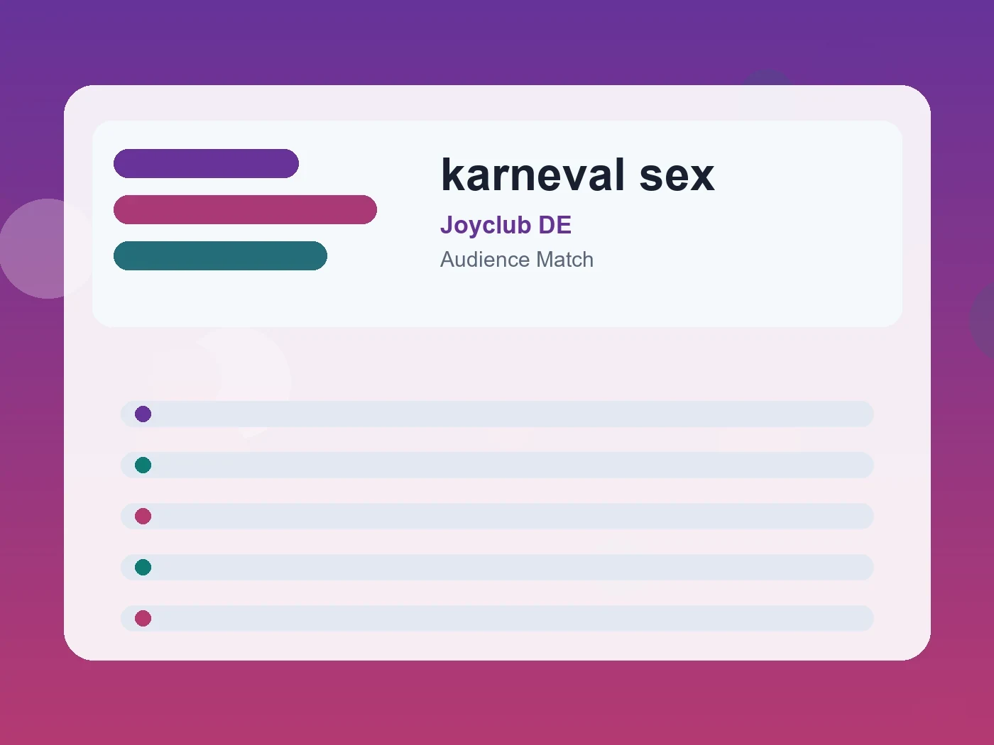 Joyclub DE karneval sex guide visual
