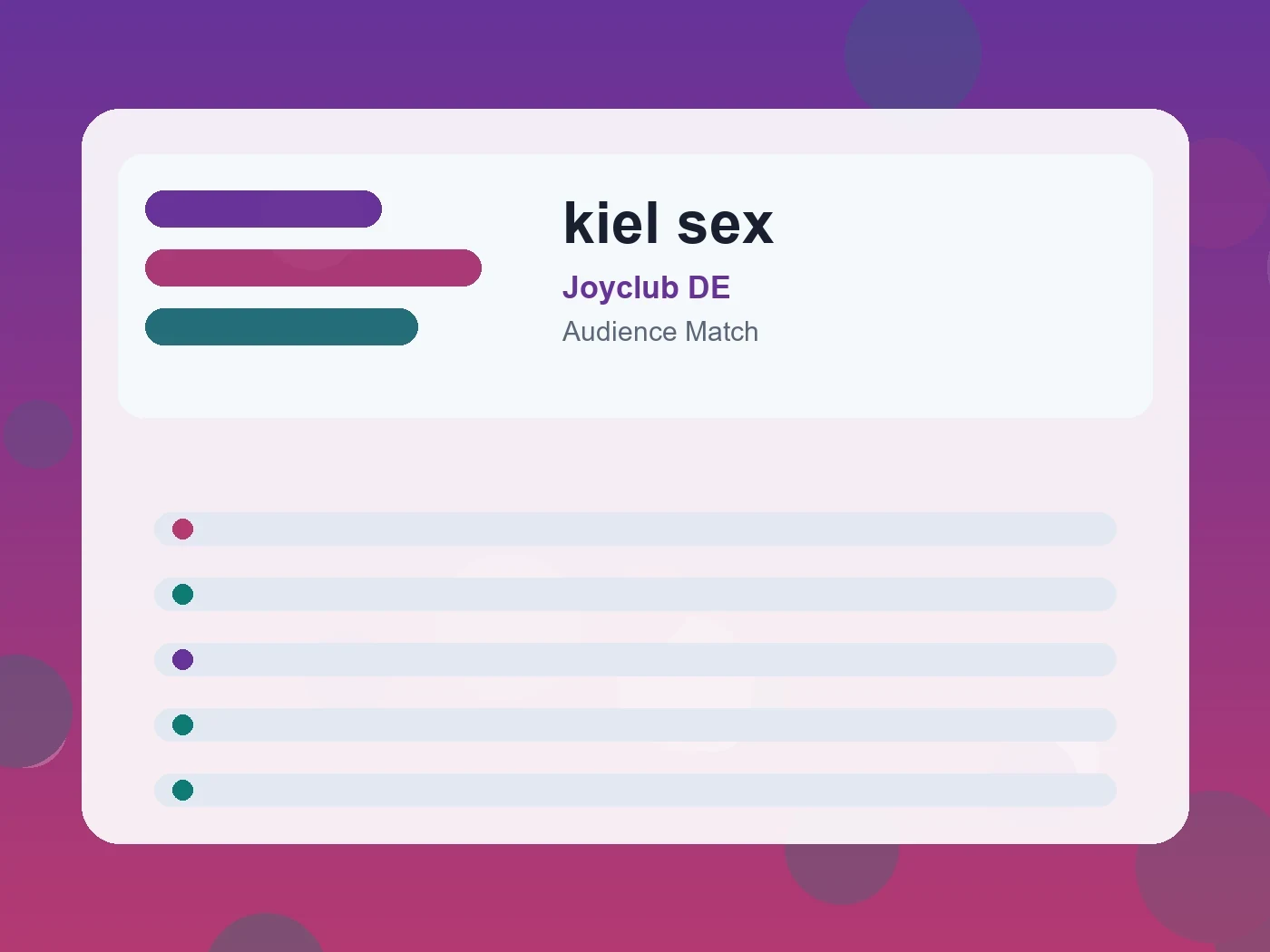 Joyclub DE kiel sex guide visual