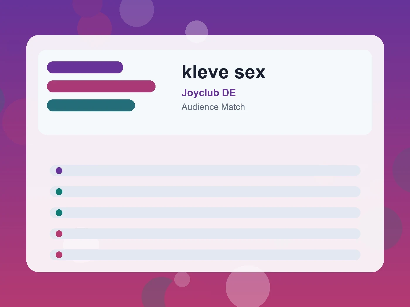 Joyclub DE kleve sex guide visual