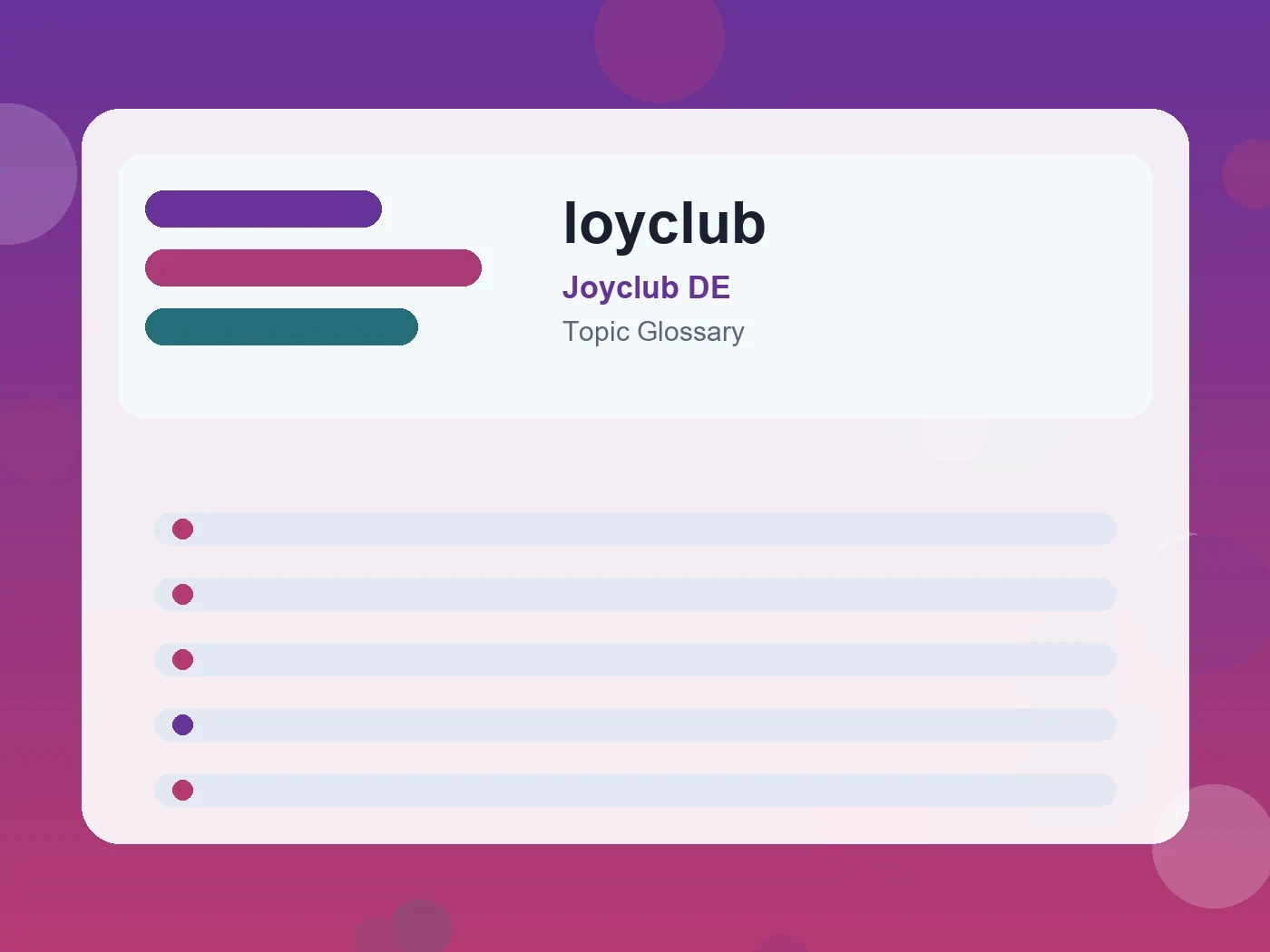 Joyclub DE loyclub guide visual