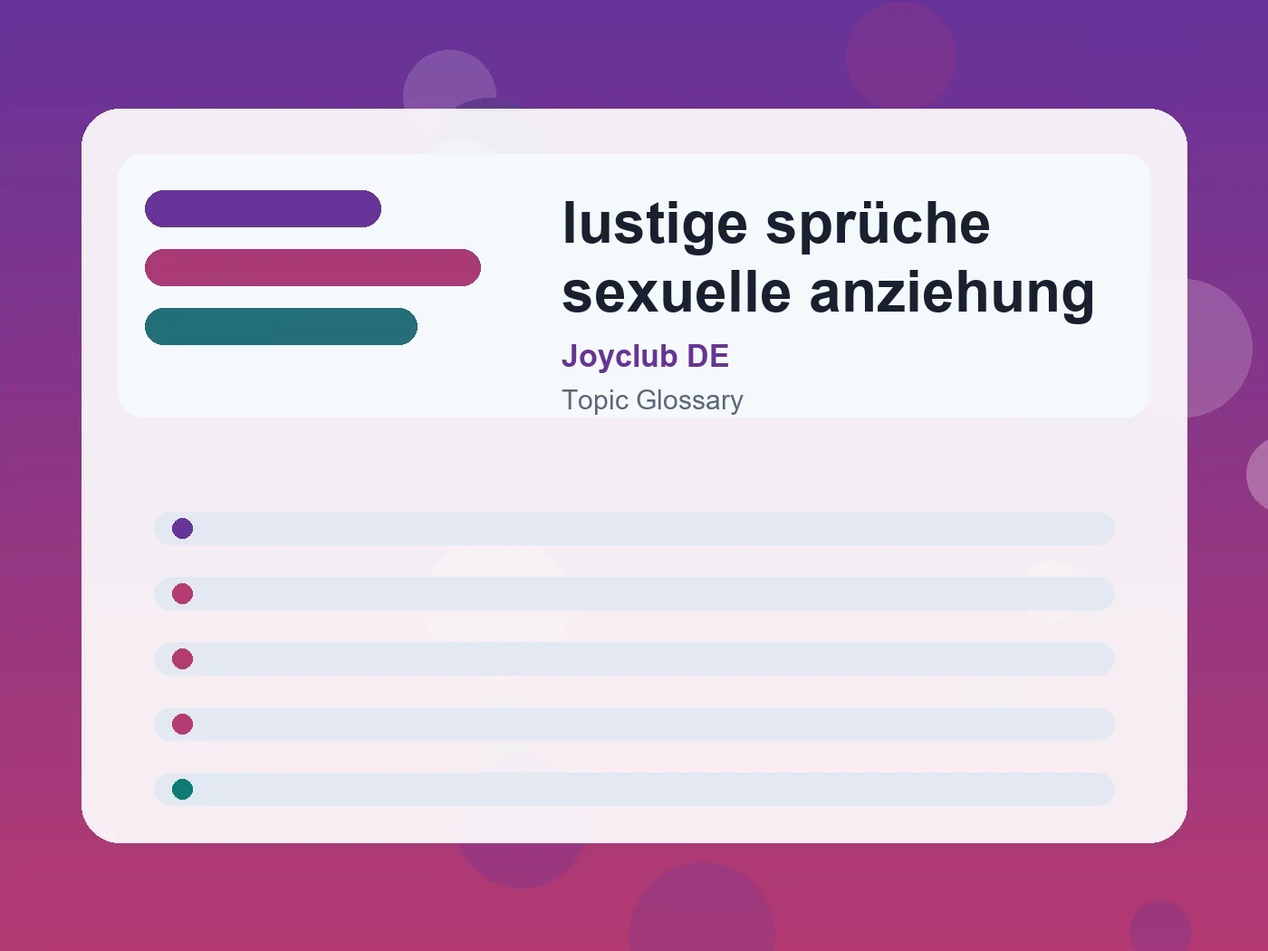 Joyclub DE lustige sprüche sexuelle anziehung guide visual