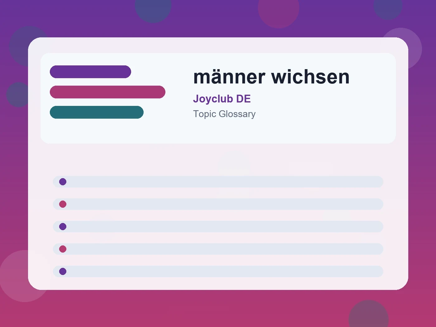 Joyclub DE männer wichsen guide visual