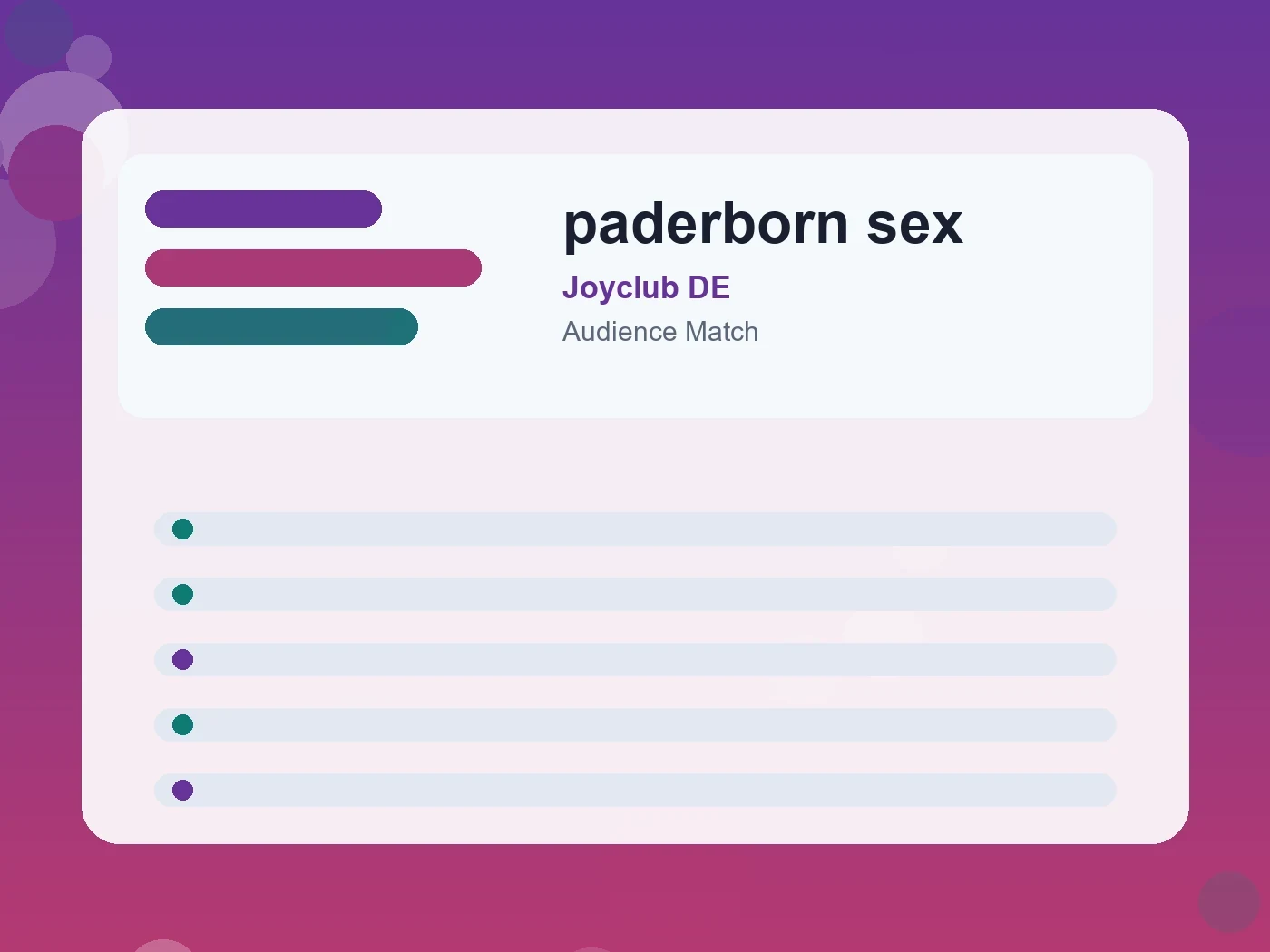 Joyclub DE paderborn sex guide visual