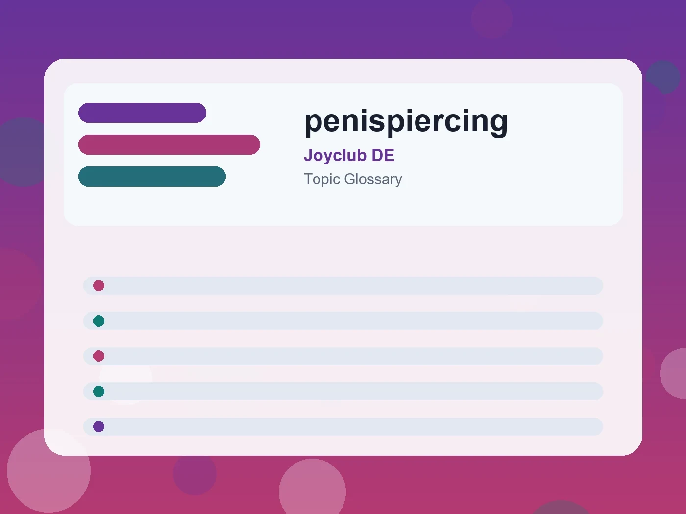 Joyclub DE penispiercing guide visual
