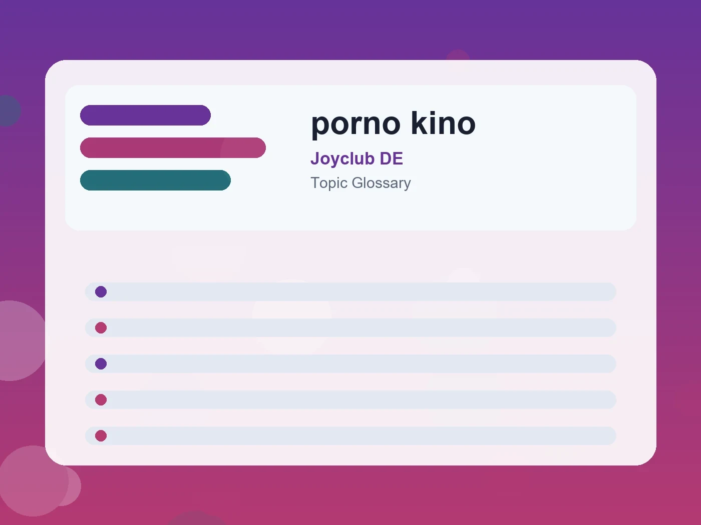 Joyclub DE porno kino guide visual