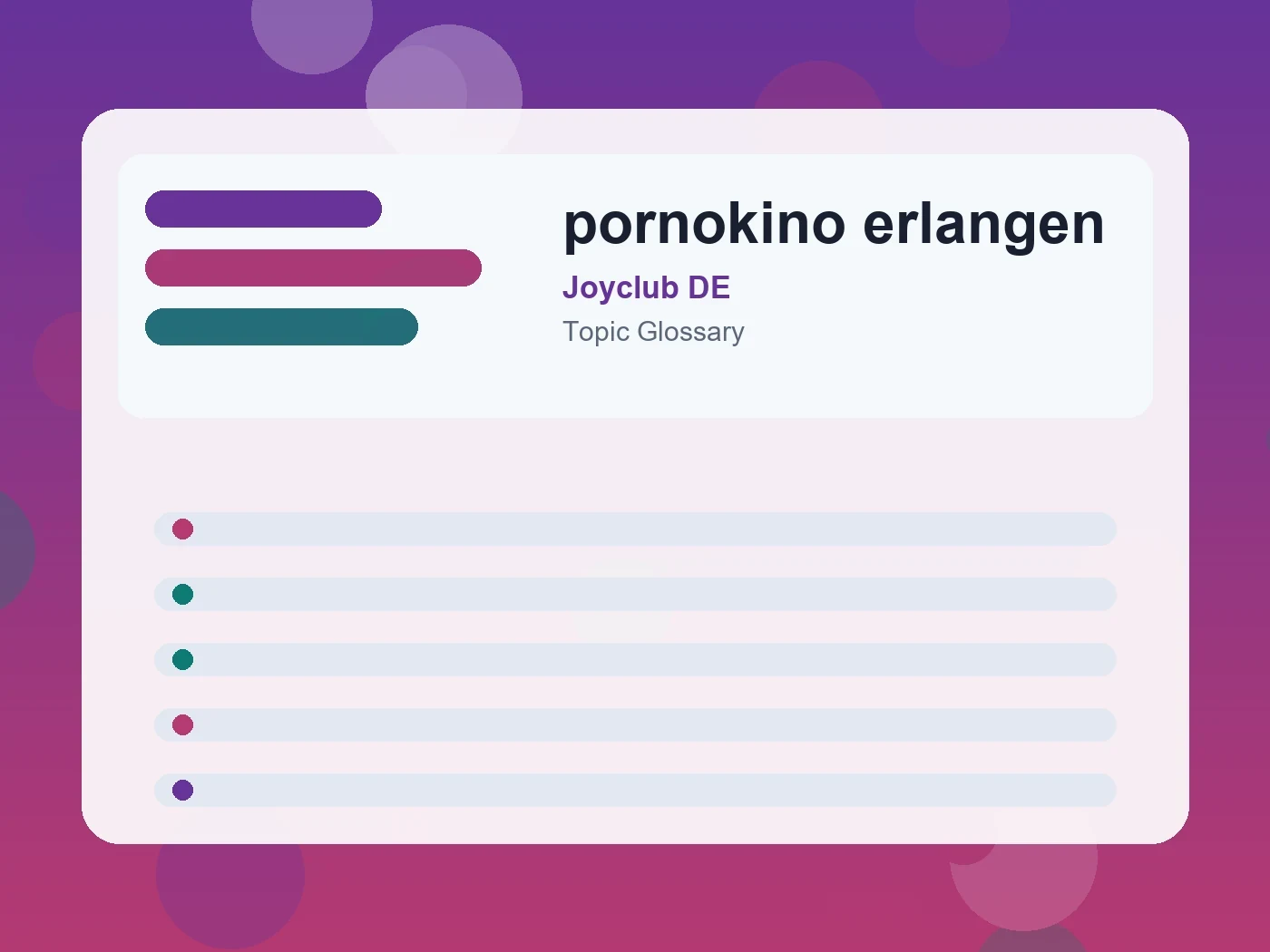 Joyclub DE pornokino erlangen guide visual