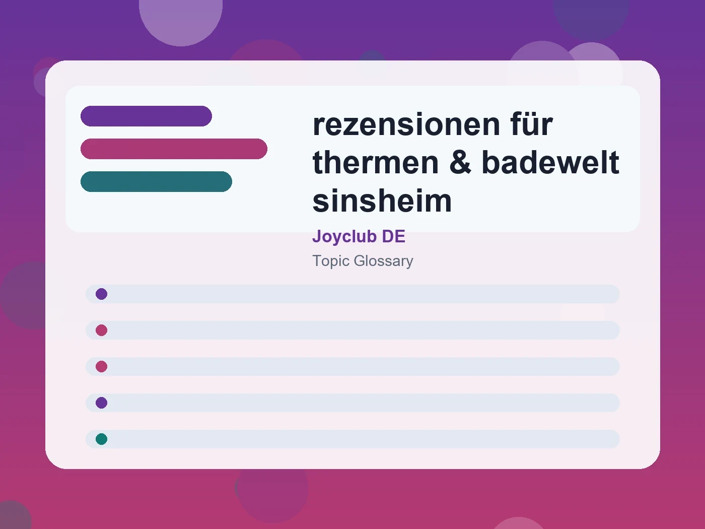 Joyclub DE rezensionen für thermen & badewelt sinsheim guide visual