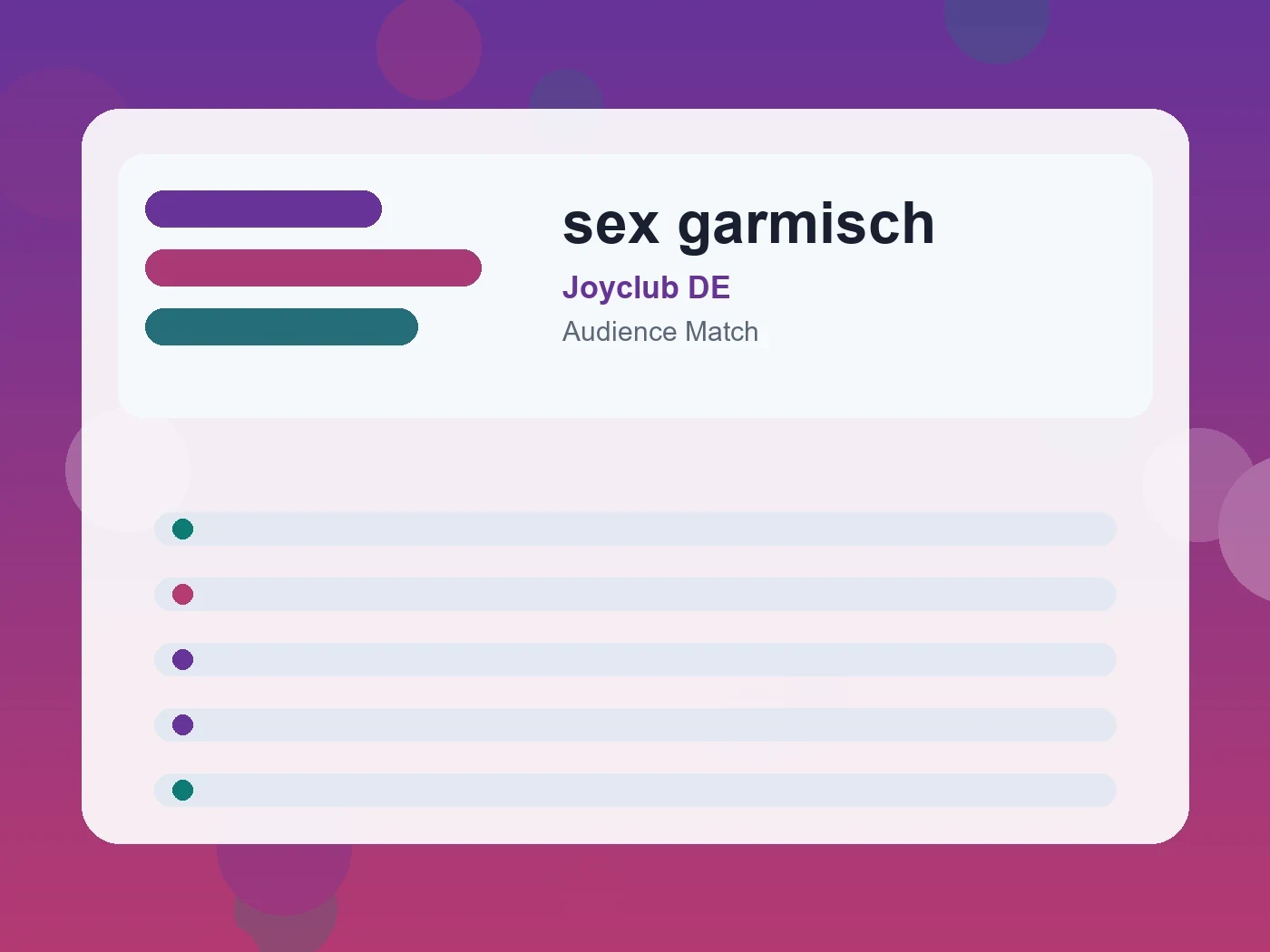 Joyclub DE sex garmisch guide visual