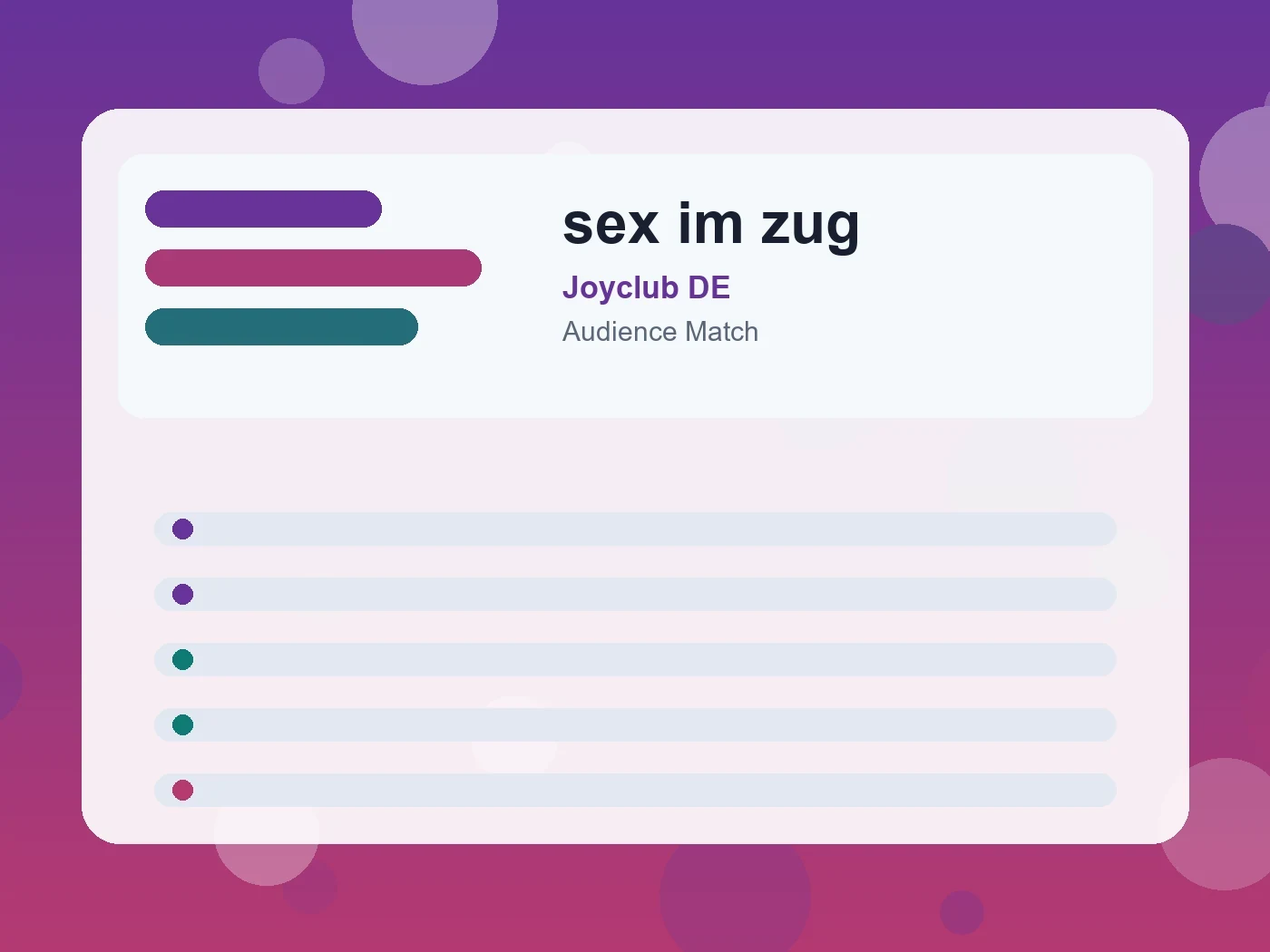 Joyclub DE sex im zug guide visual