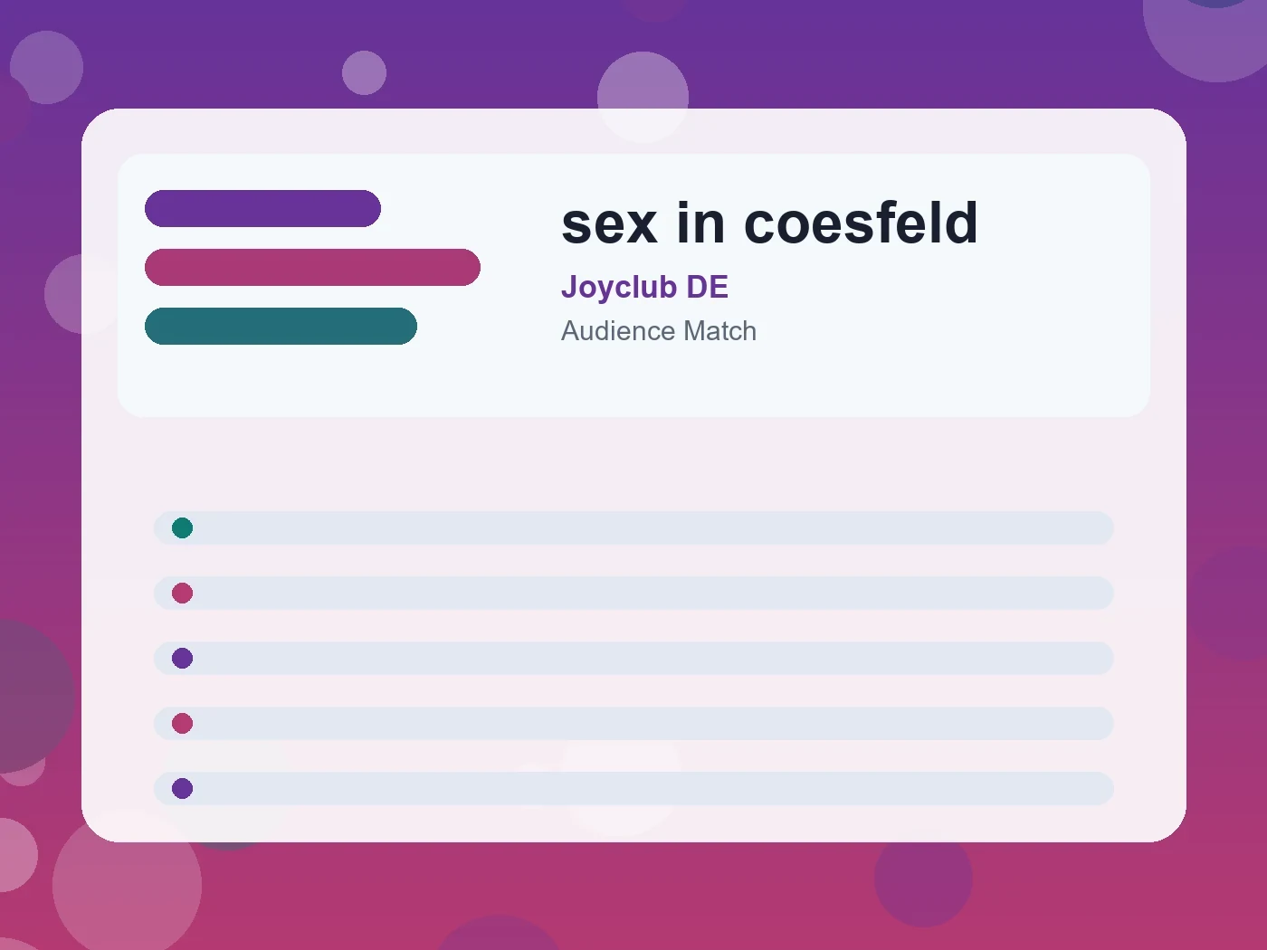 Joyclub DE sex in coesfeld guide visual