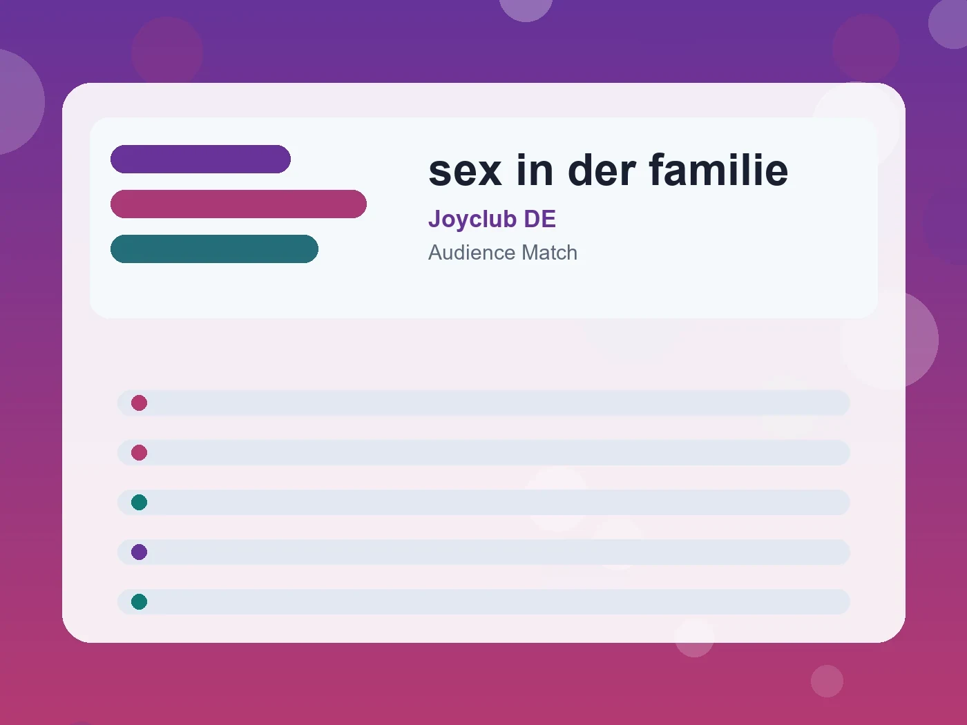 Joyclub DE sex in der familie guide visual