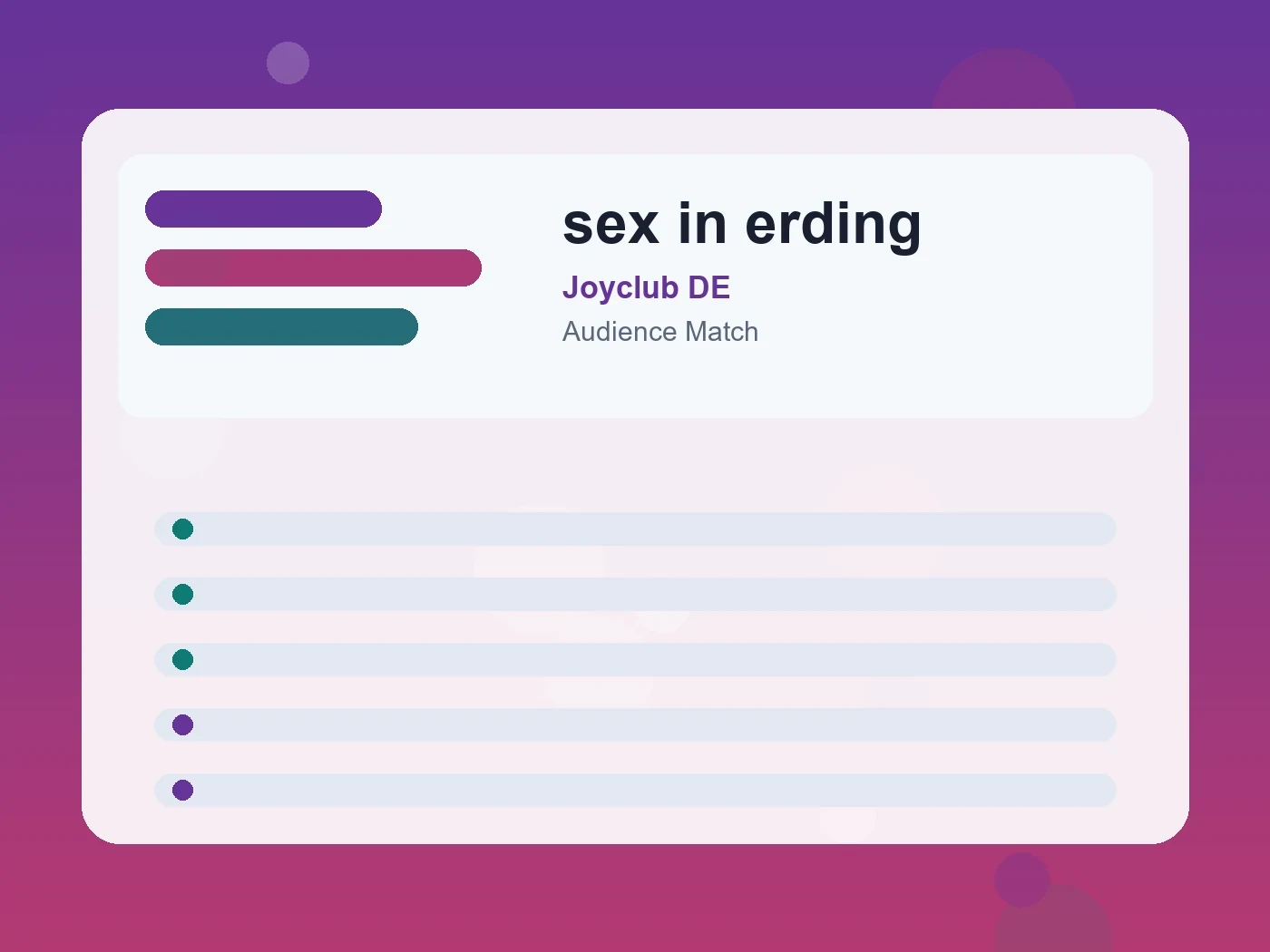 Joyclub DE sex in erding guide visual