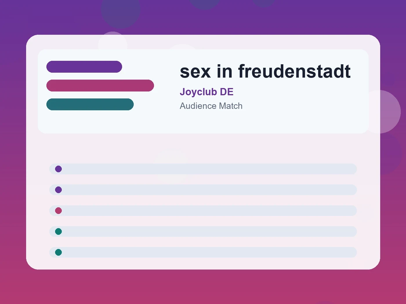 Joyclub DE sex in freudenstadt guide visual