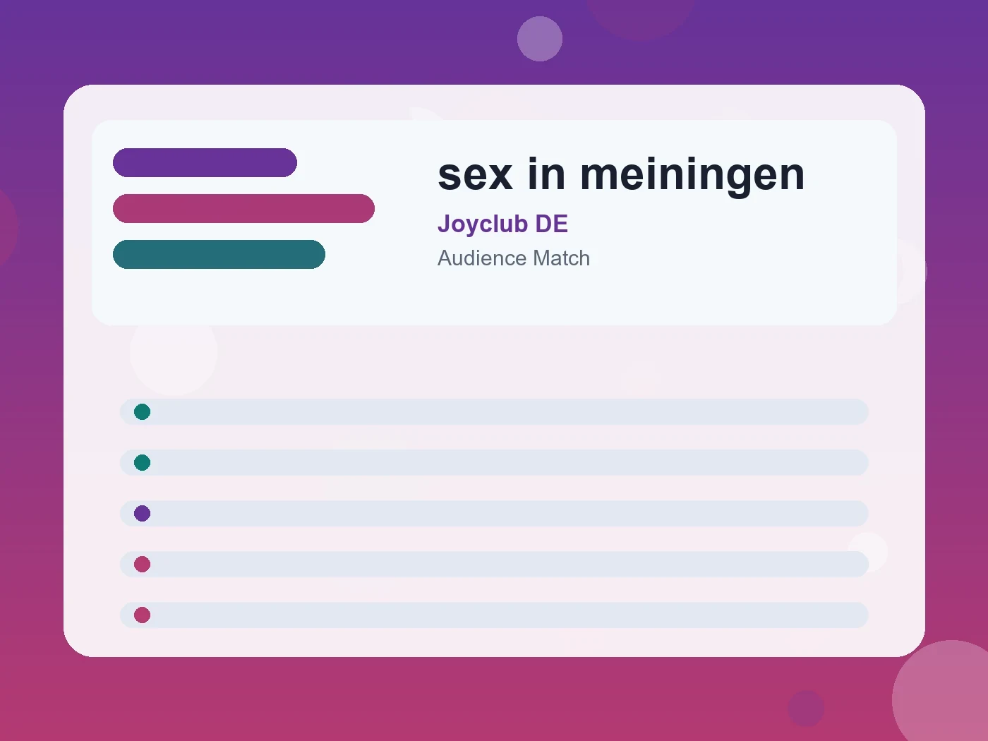 Joyclub DE sex in meiningen guide visual