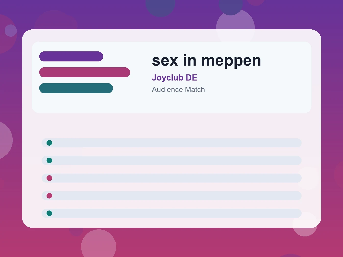 Joyclub DE sex in meppen guide visual