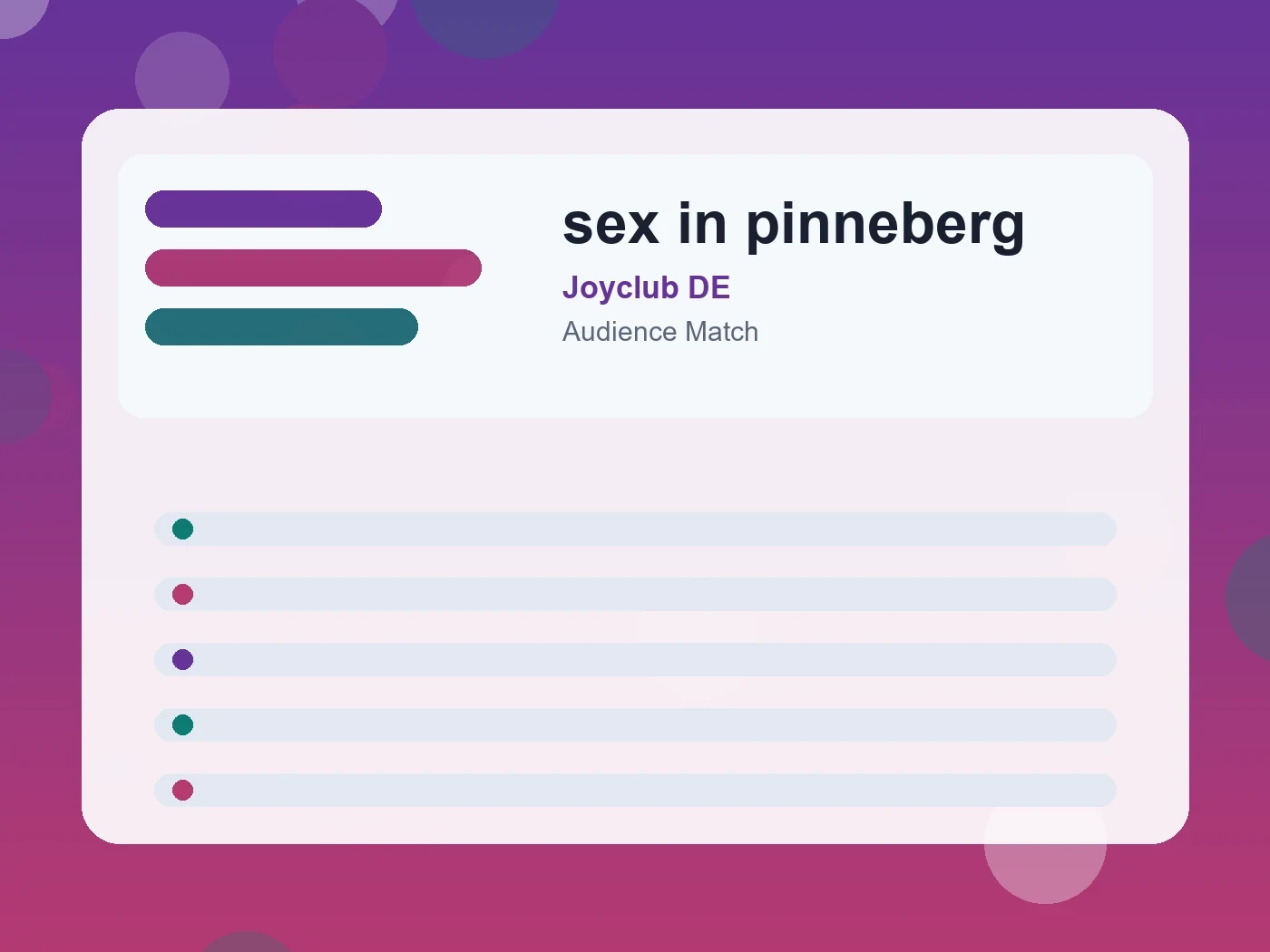 Joyclub DE sex in pinneberg guide visual