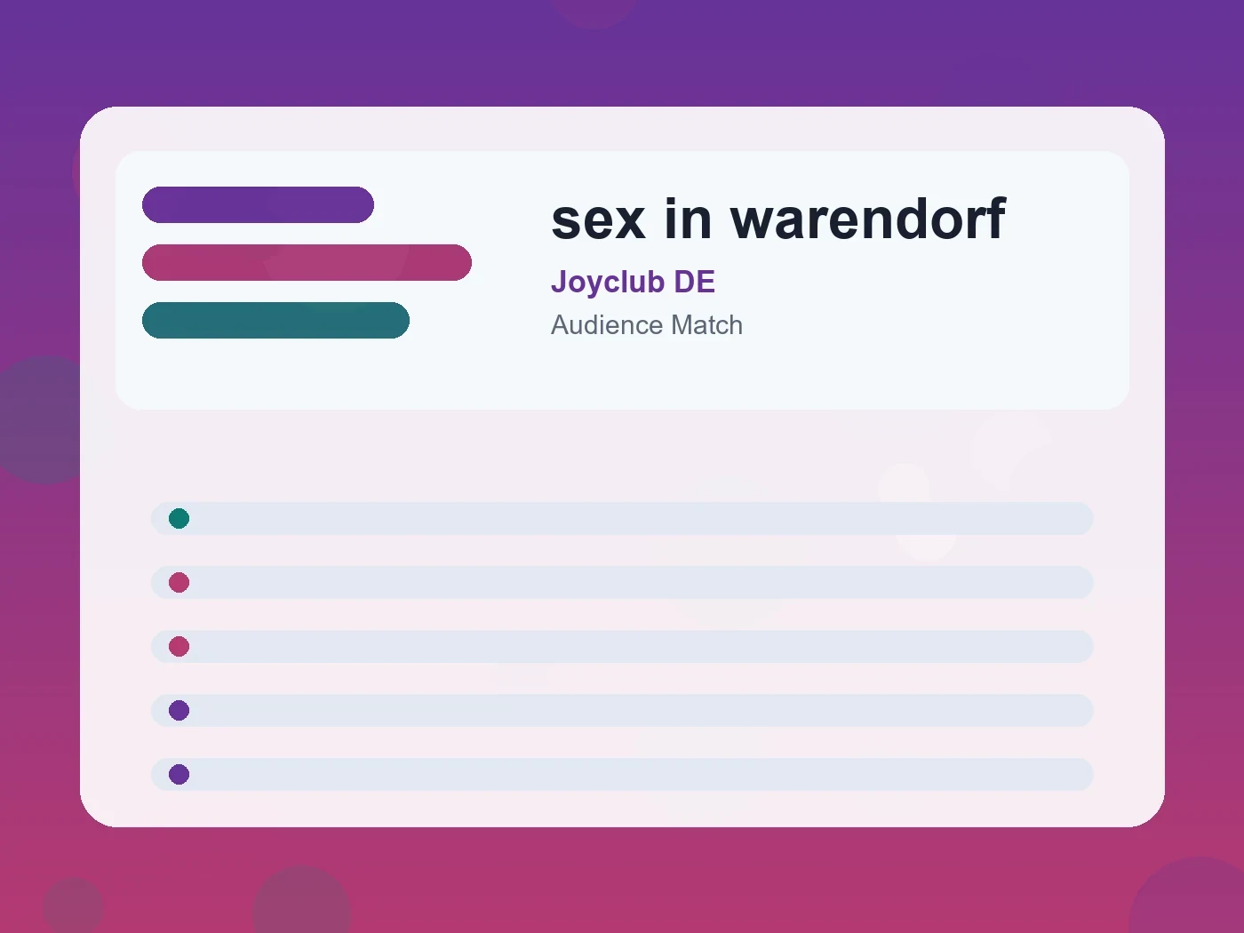 Joyclub DE sex in warendorf guide visual
