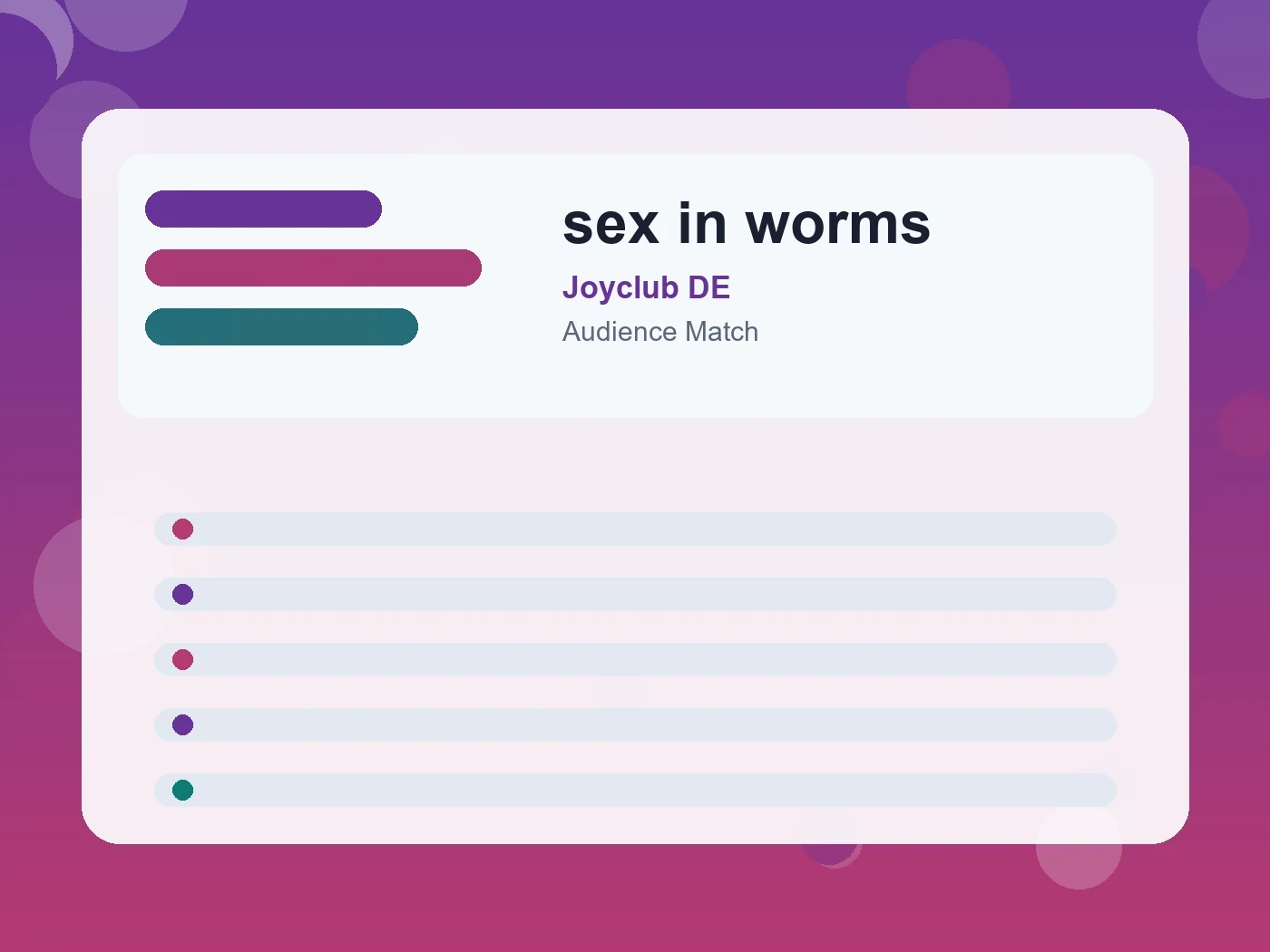 Joyclub DE sex in worms guide visual