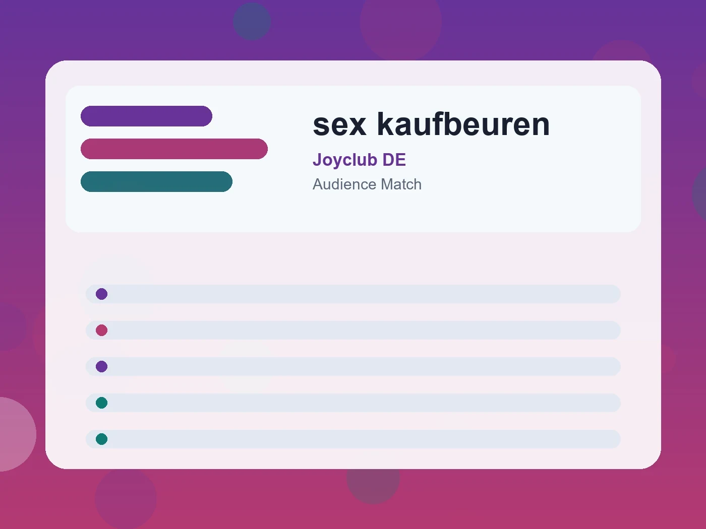 Joyclub DE sex kaufbeuren guide visual