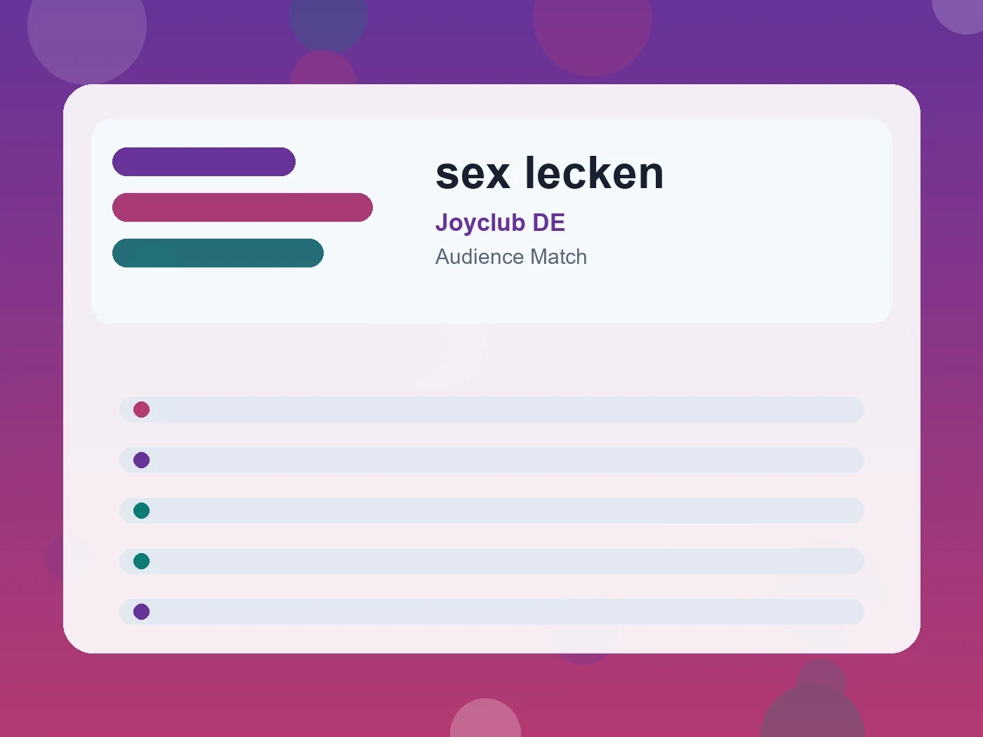 Joyclub DE sex lecken guide visual