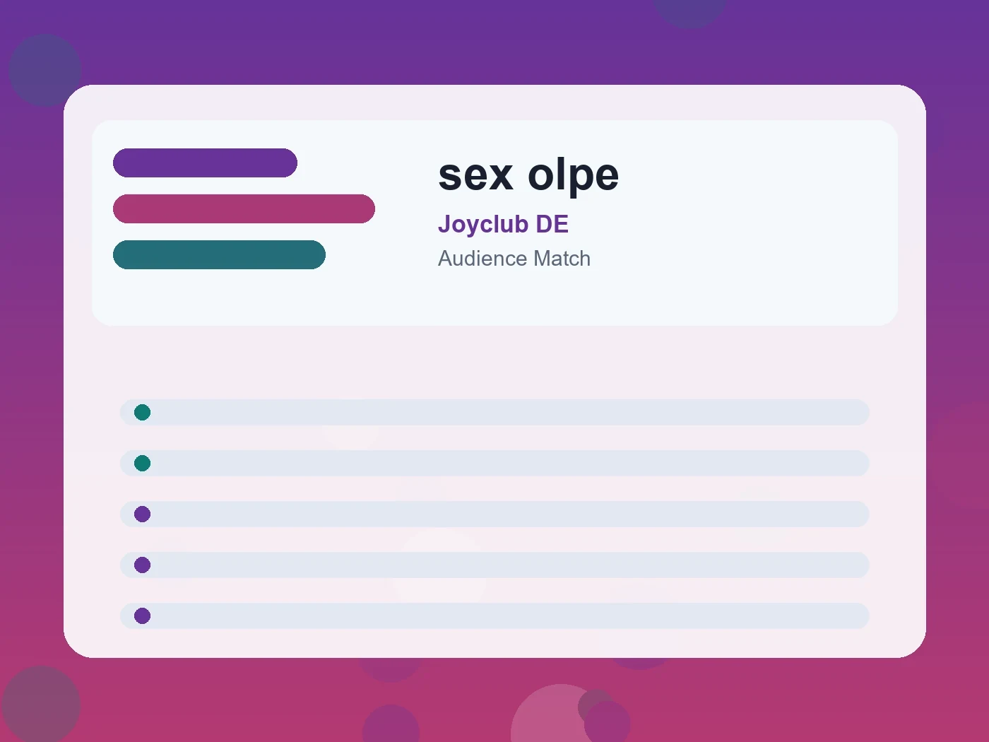 Joyclub DE sex olpe guide visual