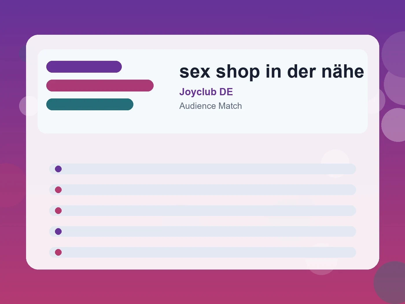 Joyclub DE sex shop in der nähe guide visual