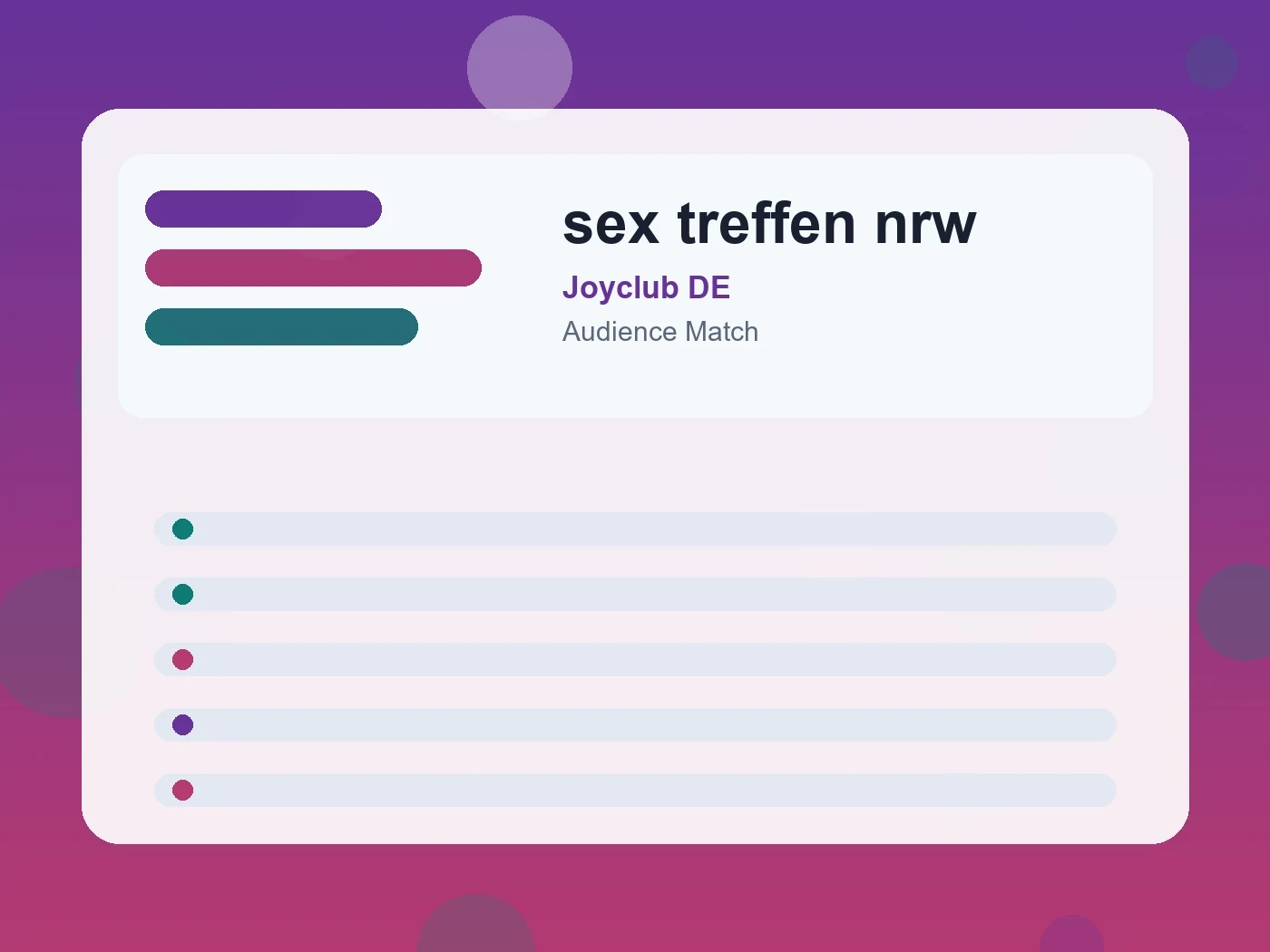 Joyclub DE sex treffen nrw guide visual