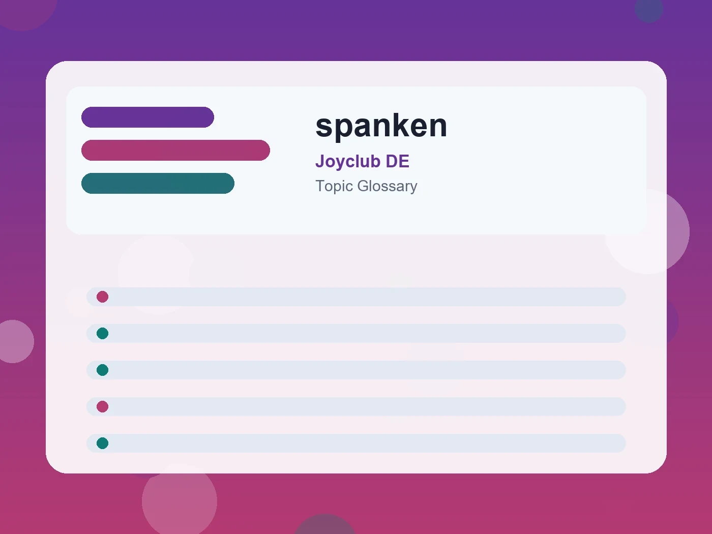 Joyclub DE spanken guide visual